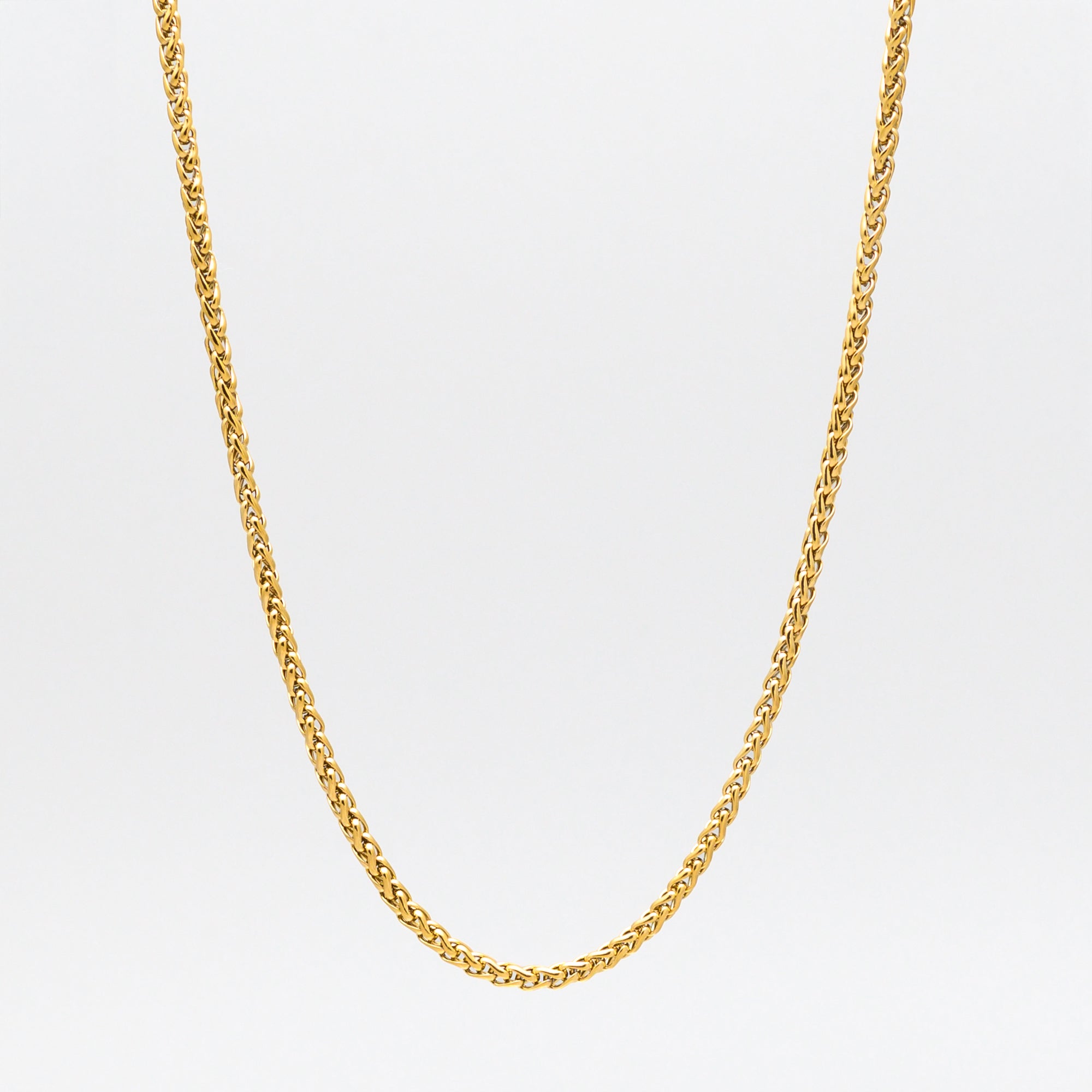 Collier queue de renard - (or) 3 mm