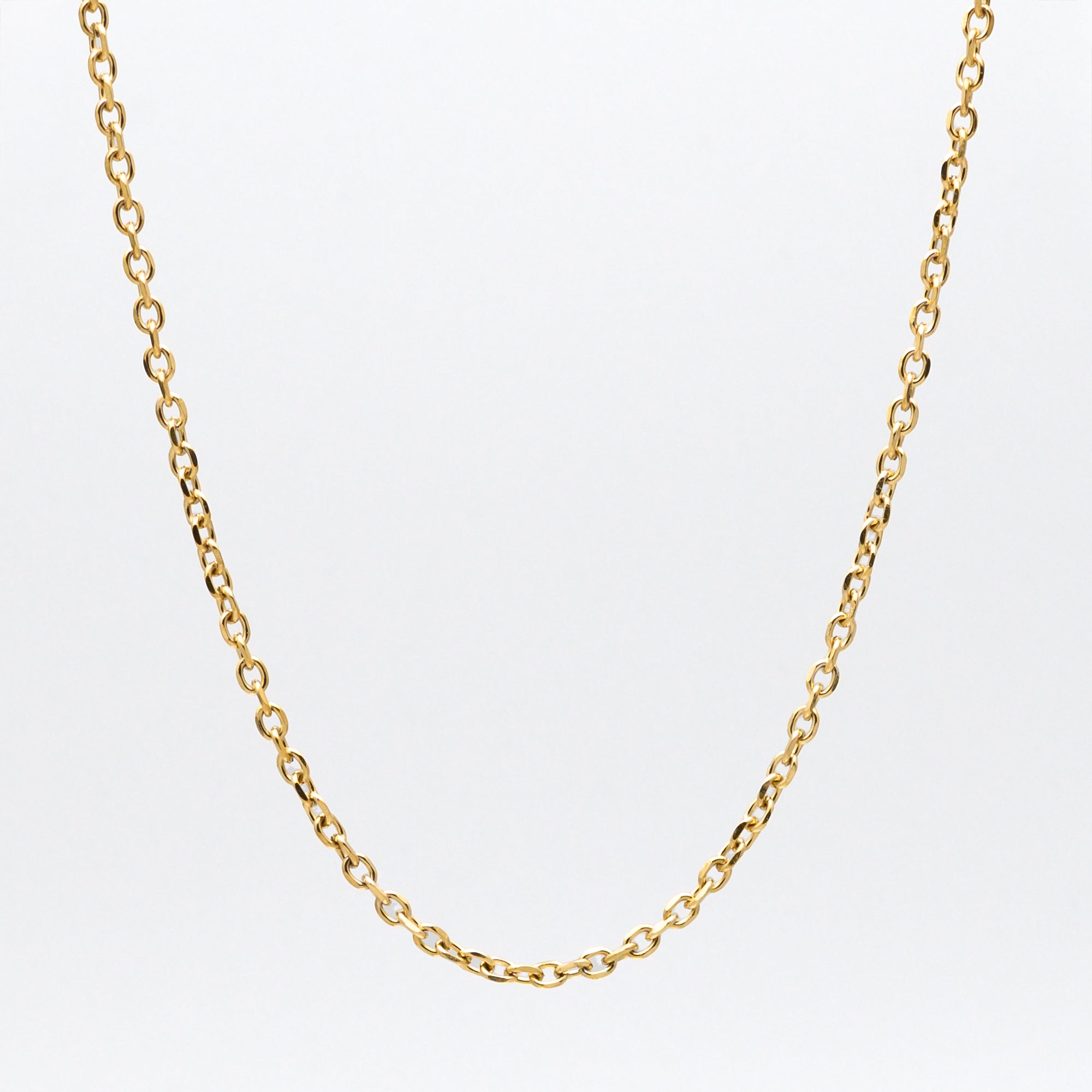 Collier chaîne en câble - (or) 4 mm