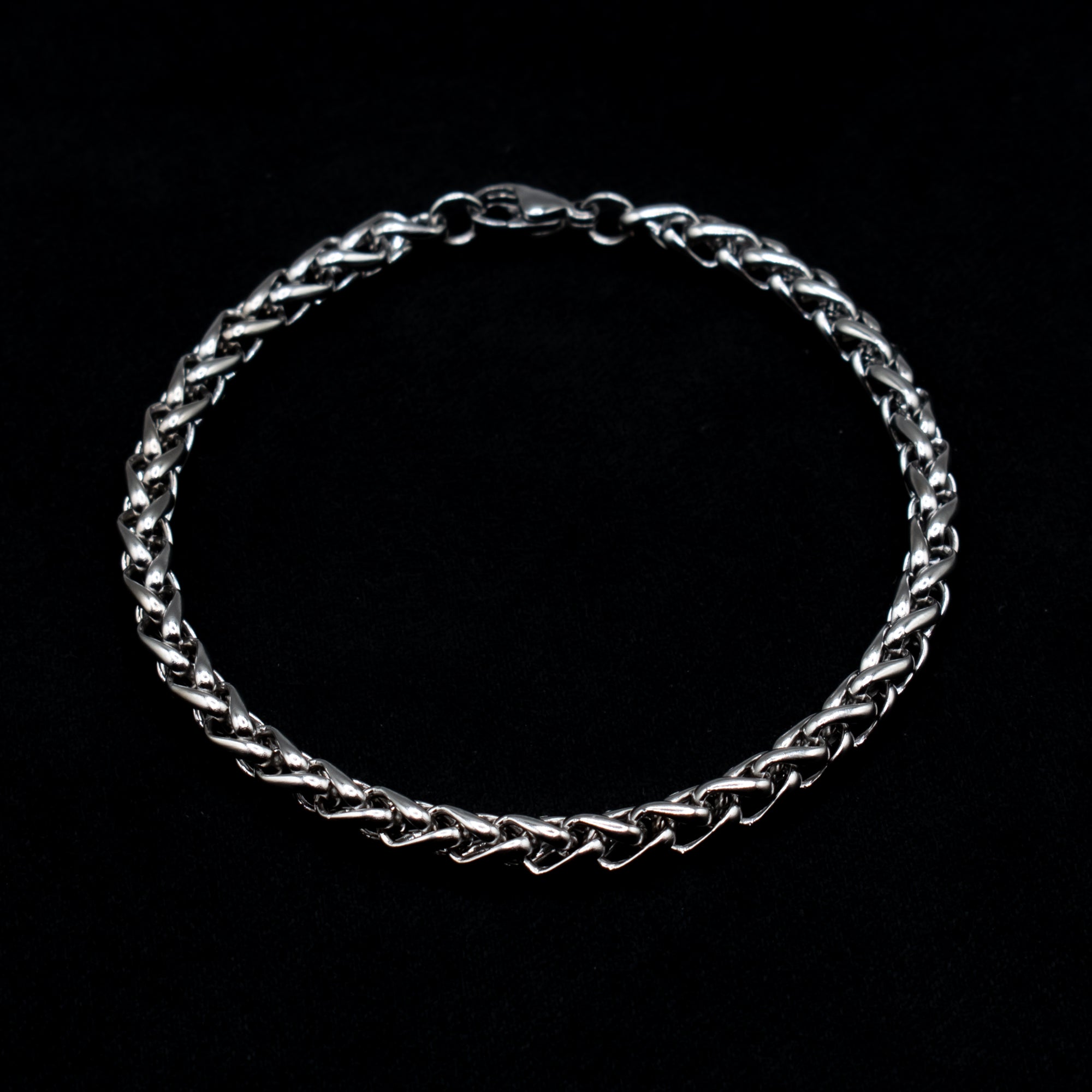 Foxtail Bracelet - (Silver) 5mm