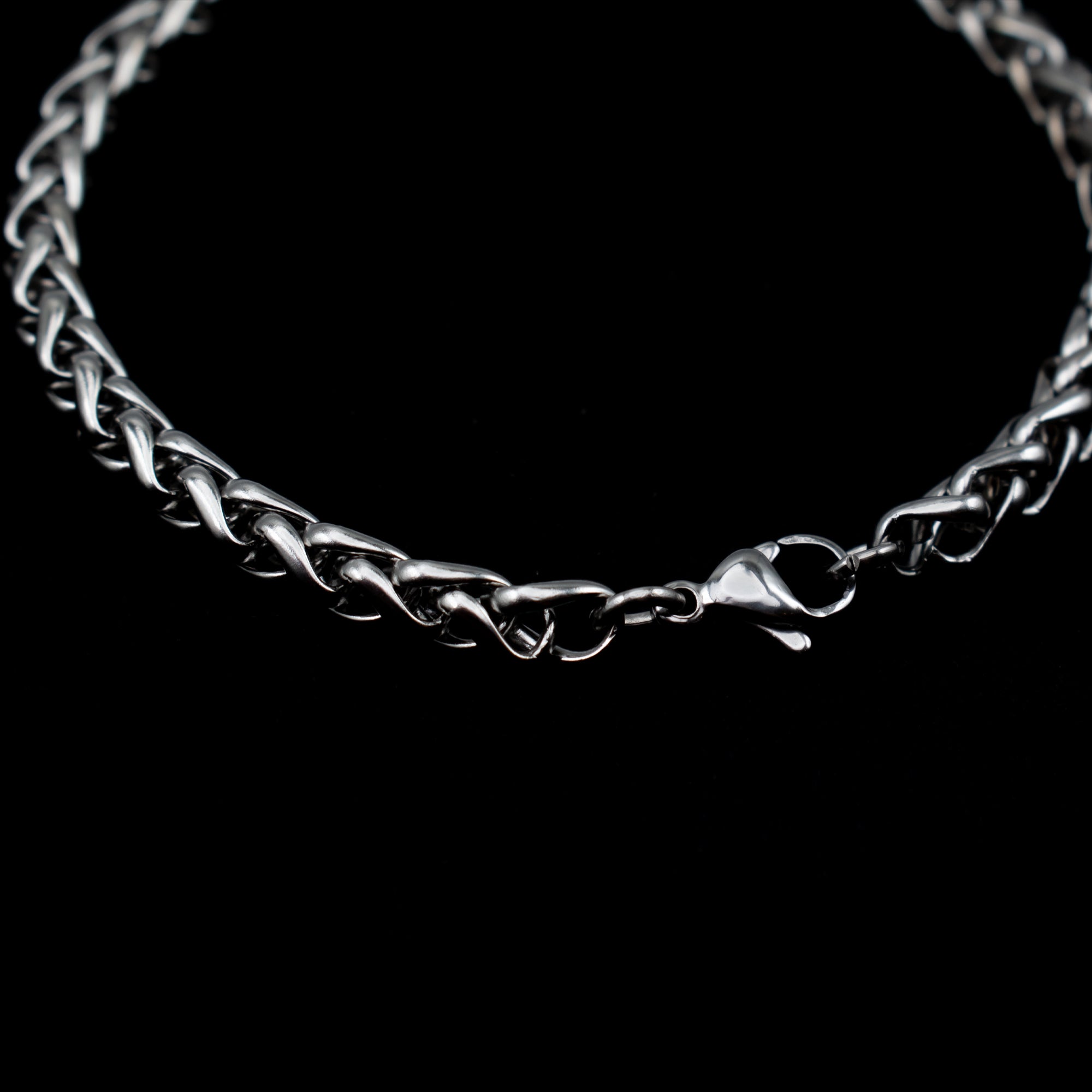 Foxtail Bracelet - (Silver) 5mm