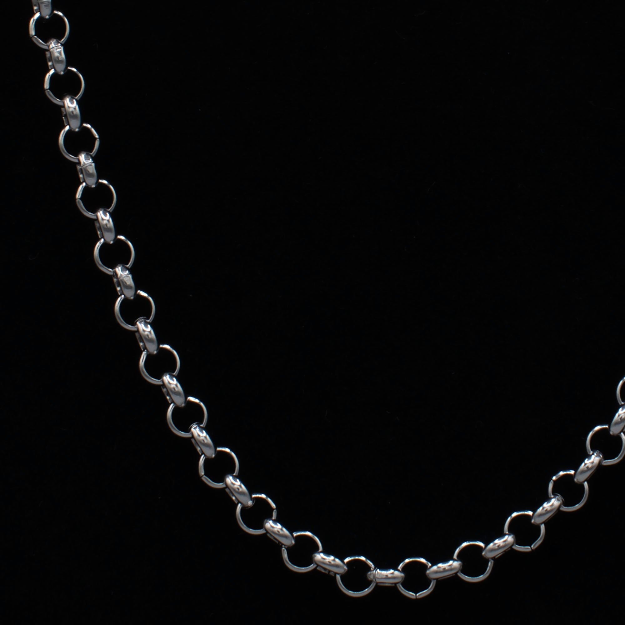 Belcher Chain Necklace - (Silver) 6mm