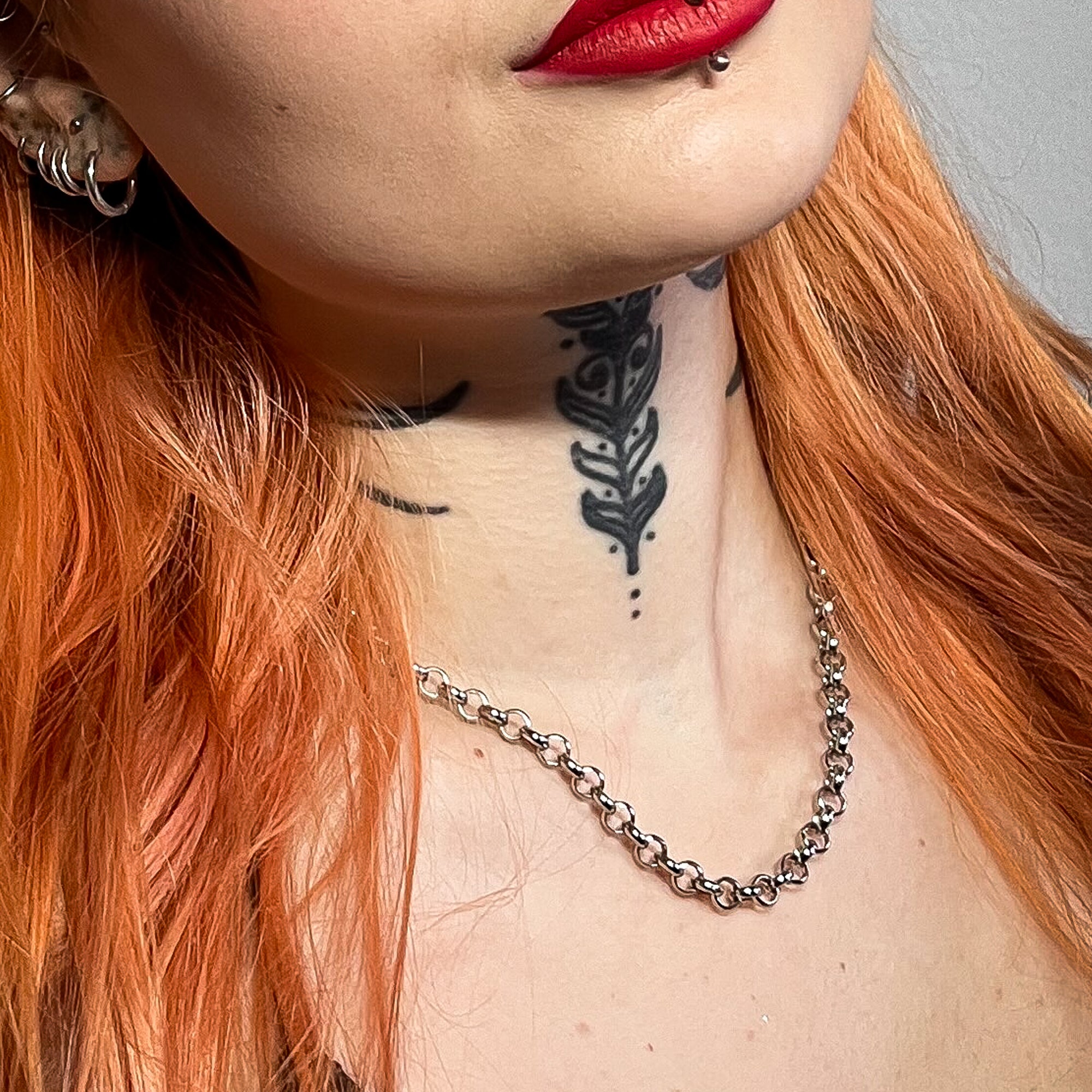 Belcher Chain Necklace - (Silver) 6mm
