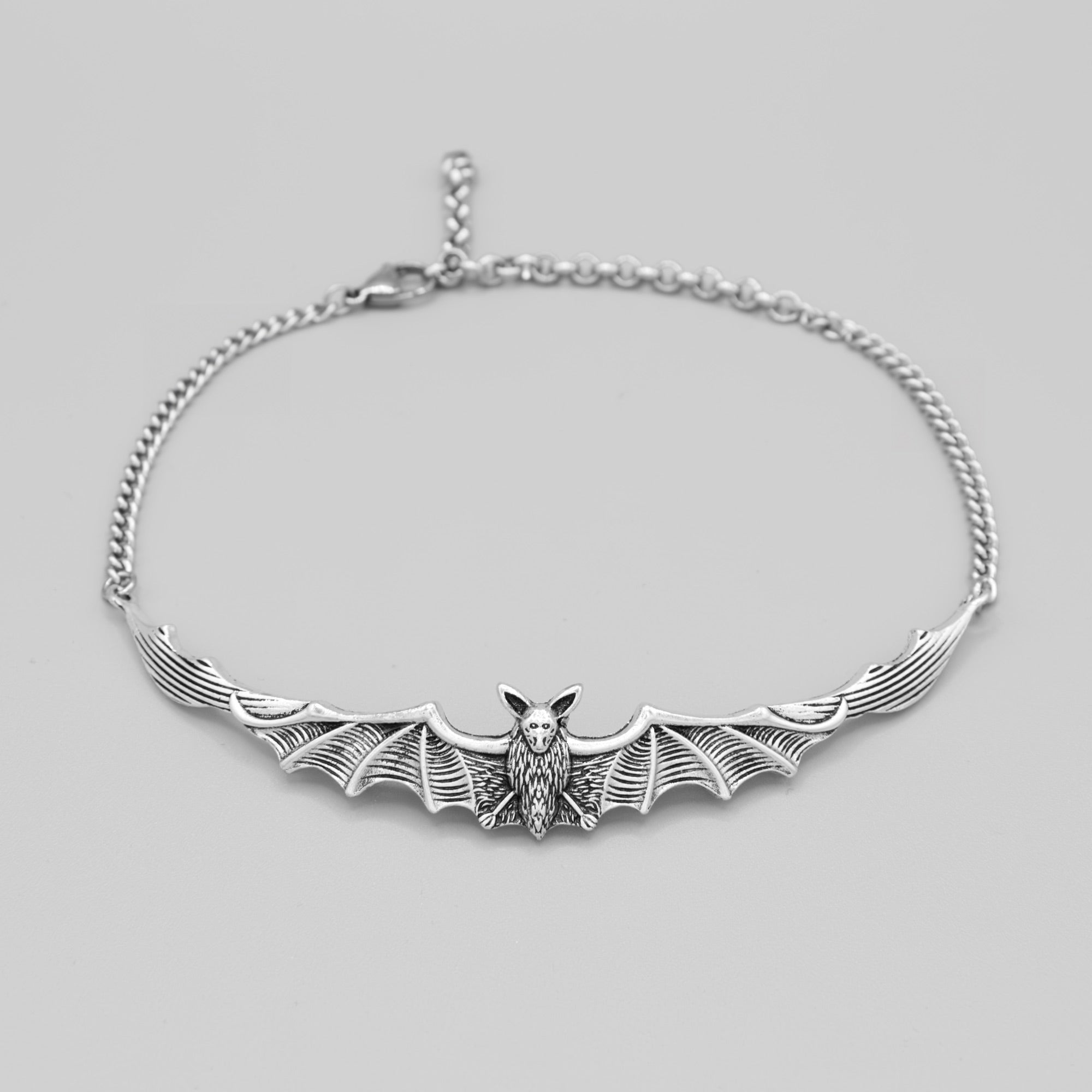 Collier ras du cou Luna Bat (argent)