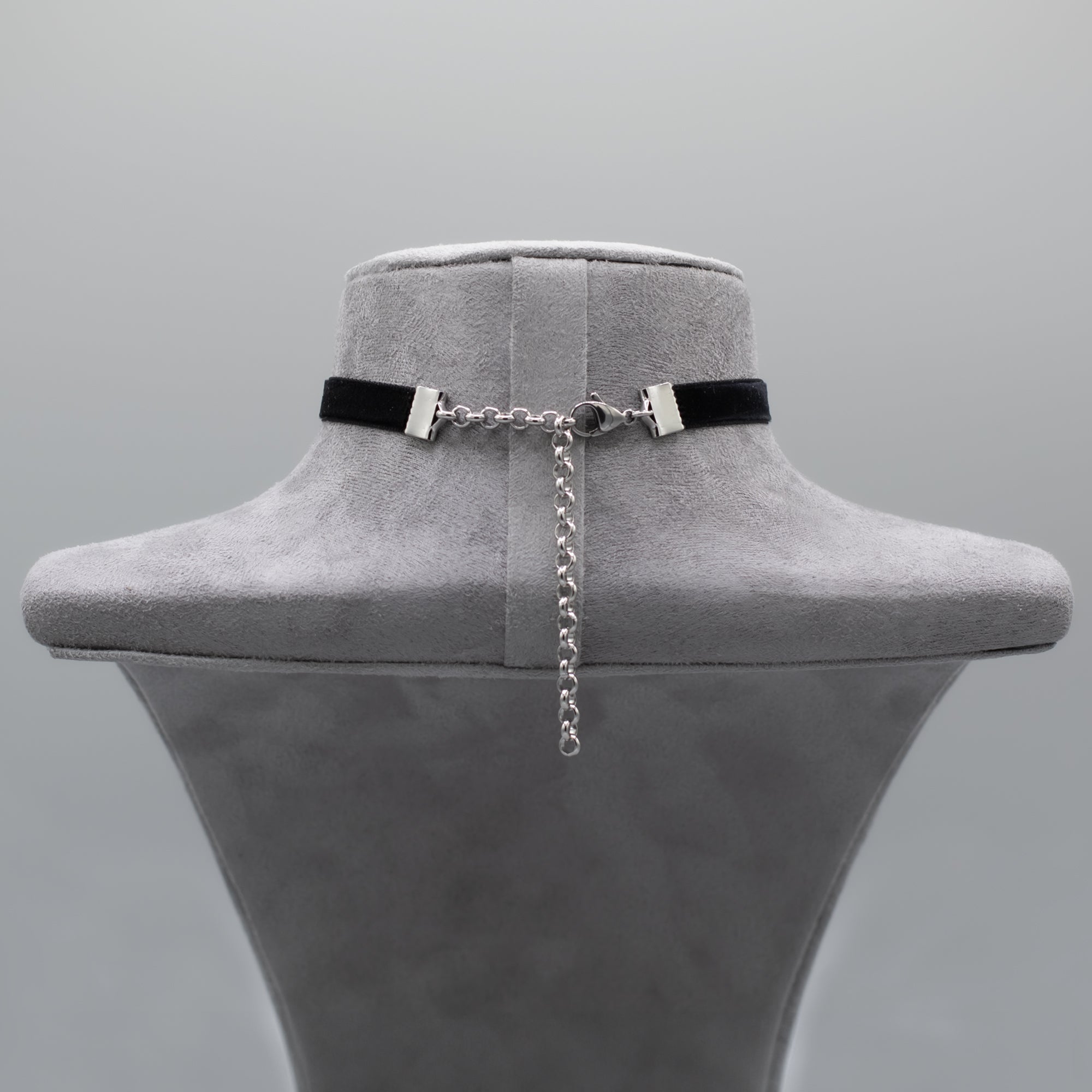 10 mm verstellbares dünnes Samt-Halsband