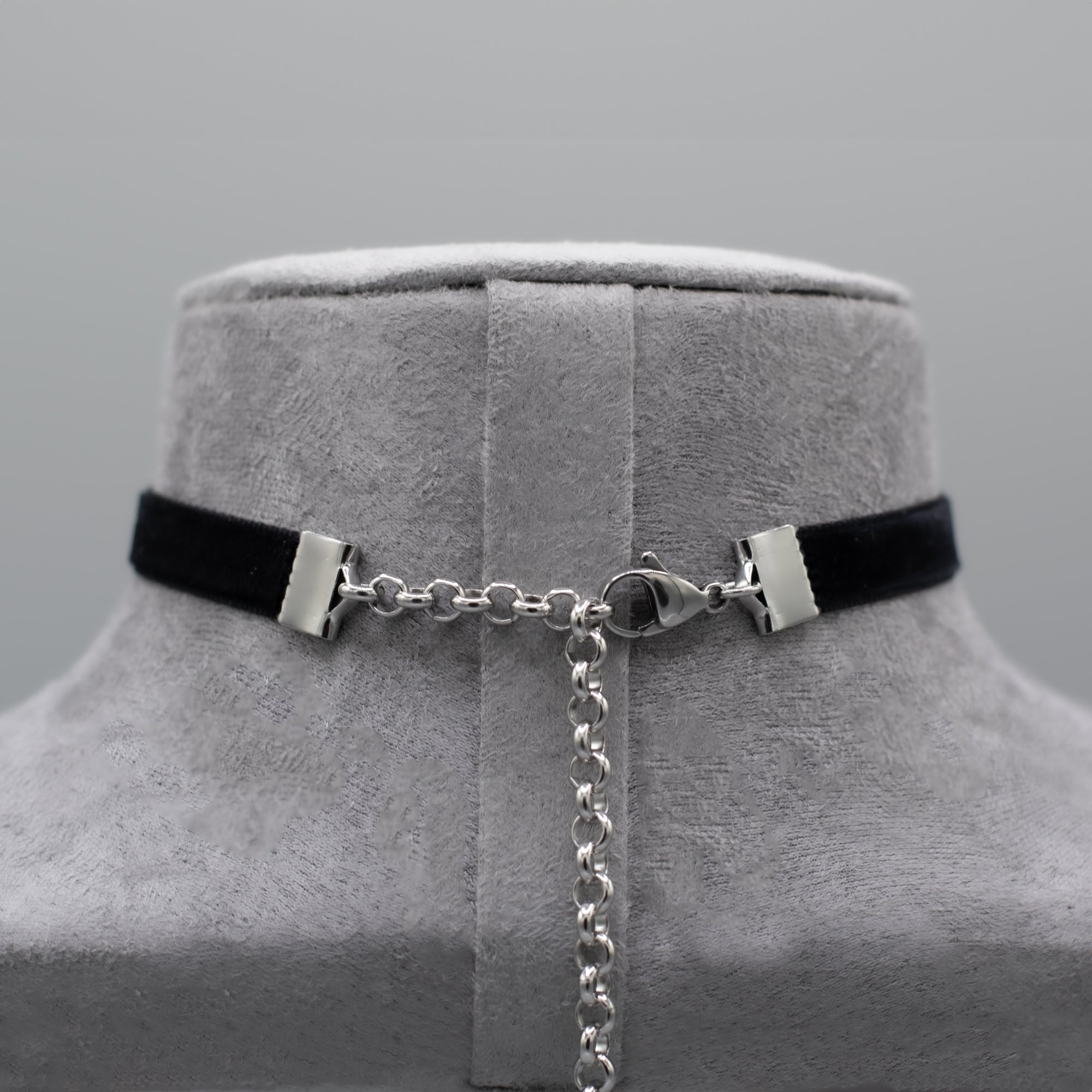 10 mm verstellbares dünnes Samt-Halsband