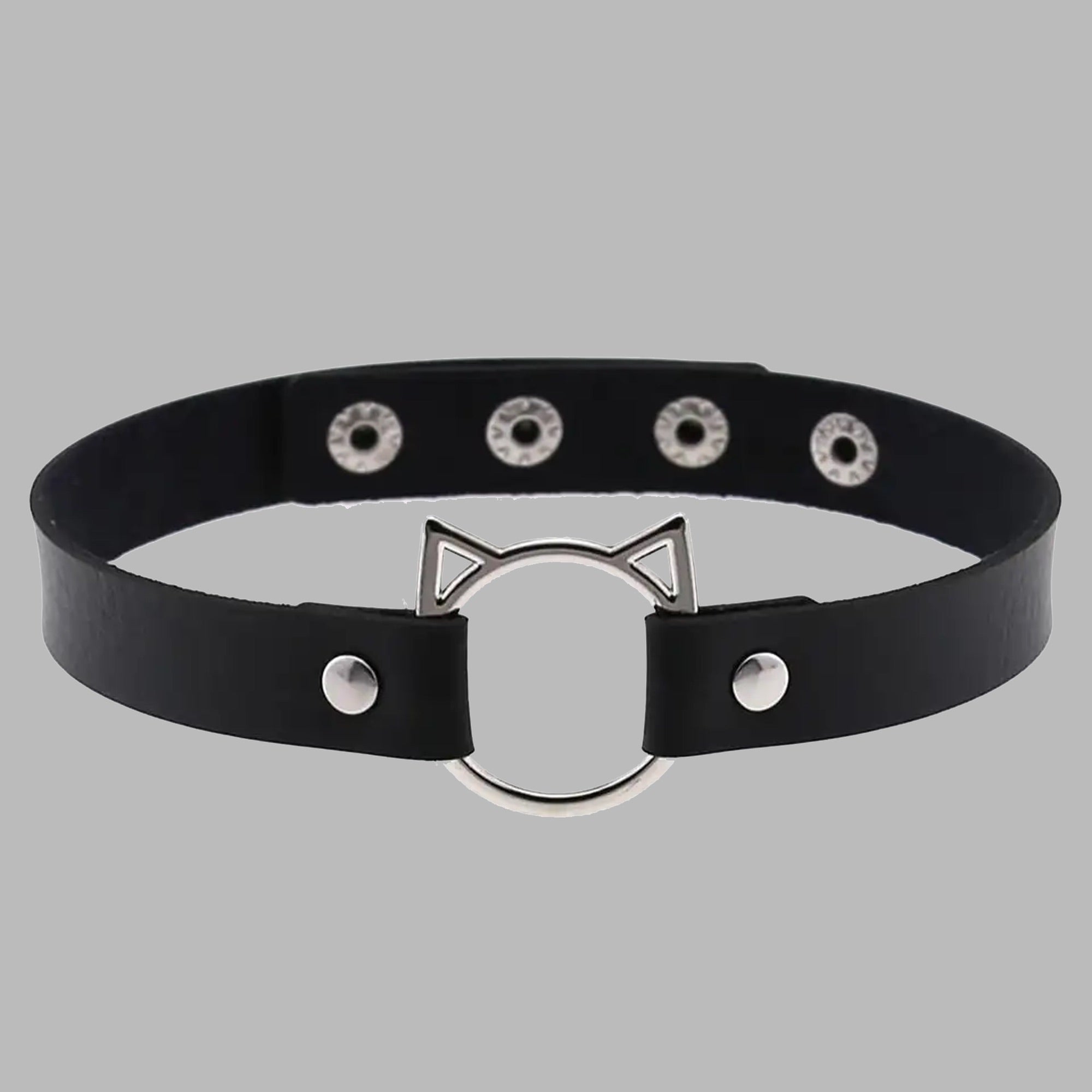 Cute Kitty Cat Collar - Black