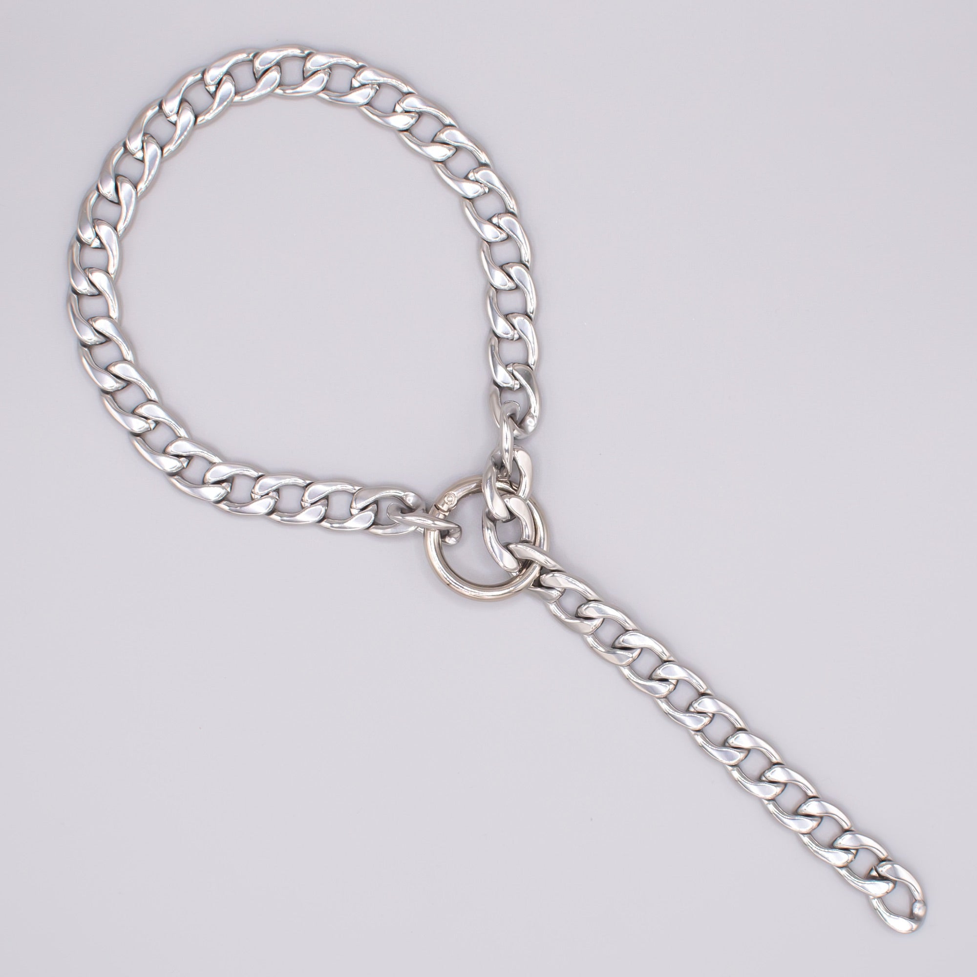 Chunky O Ring choker necklace