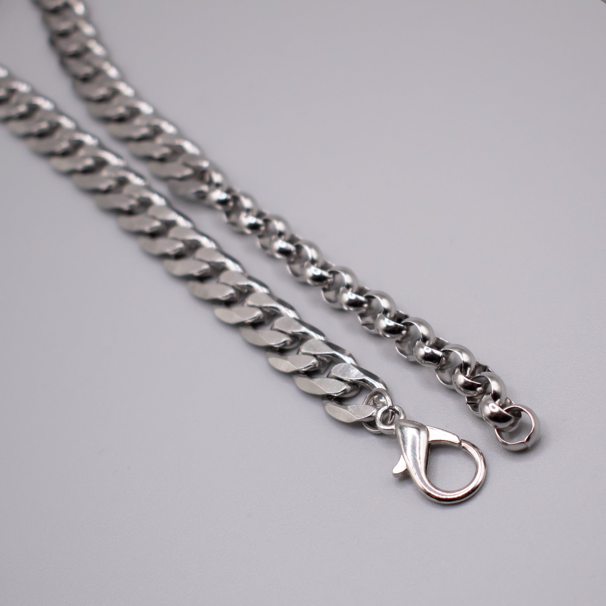 Forever Yours Heart Padlock Choker Chain (Silver)