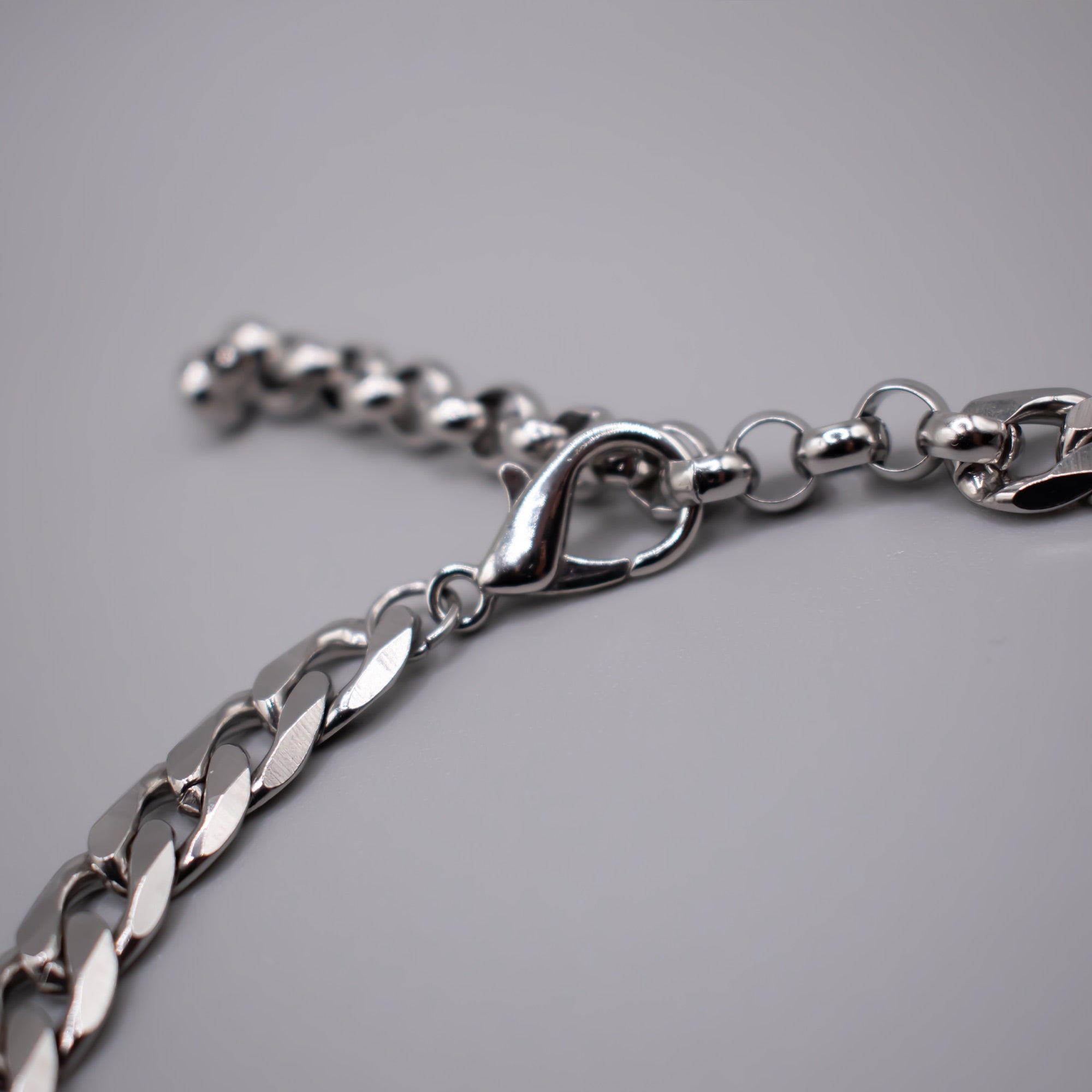 Forever Yours Heart Padlock Choker Chain (Silver)
