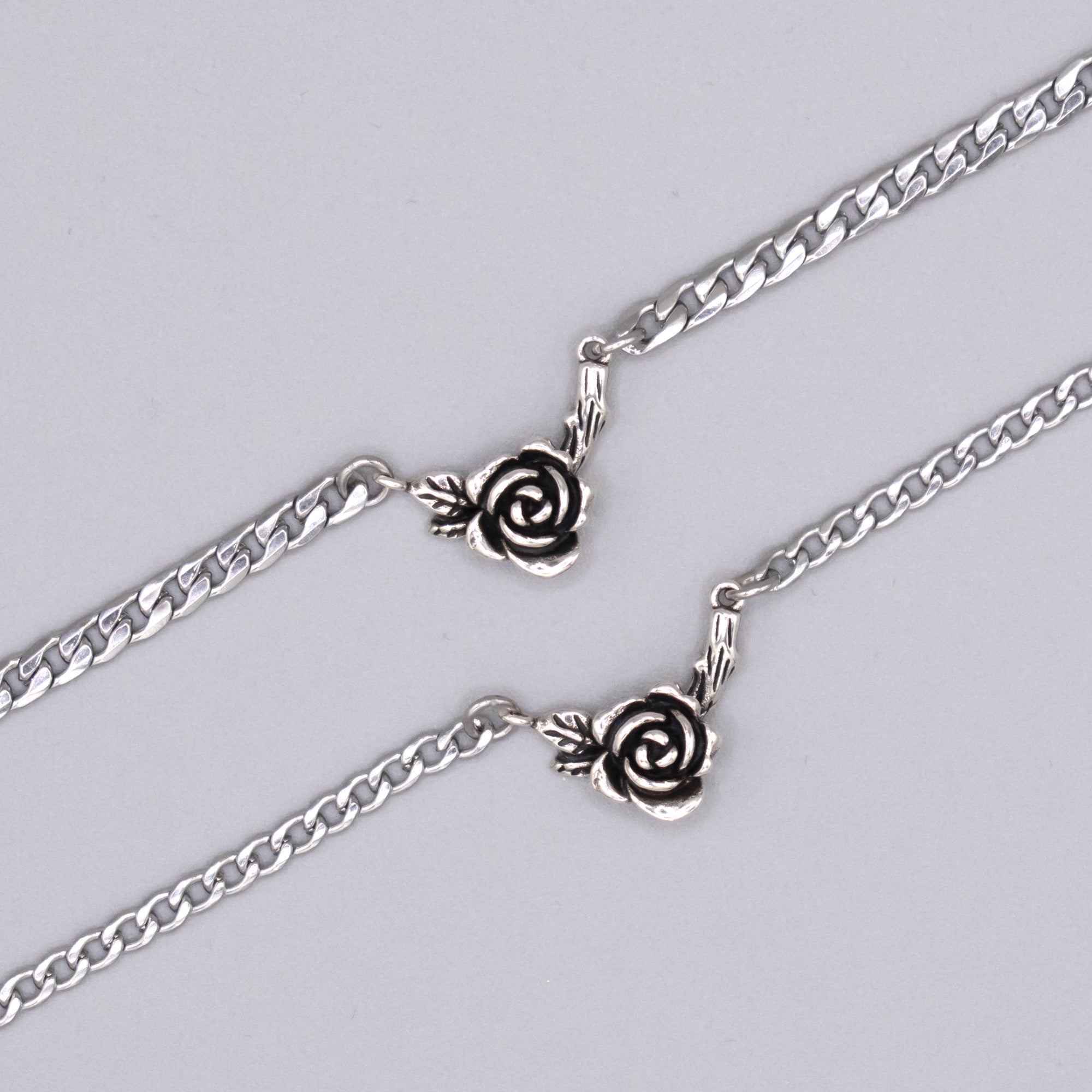 Eden Rose Gothic-Halskette (Silber)