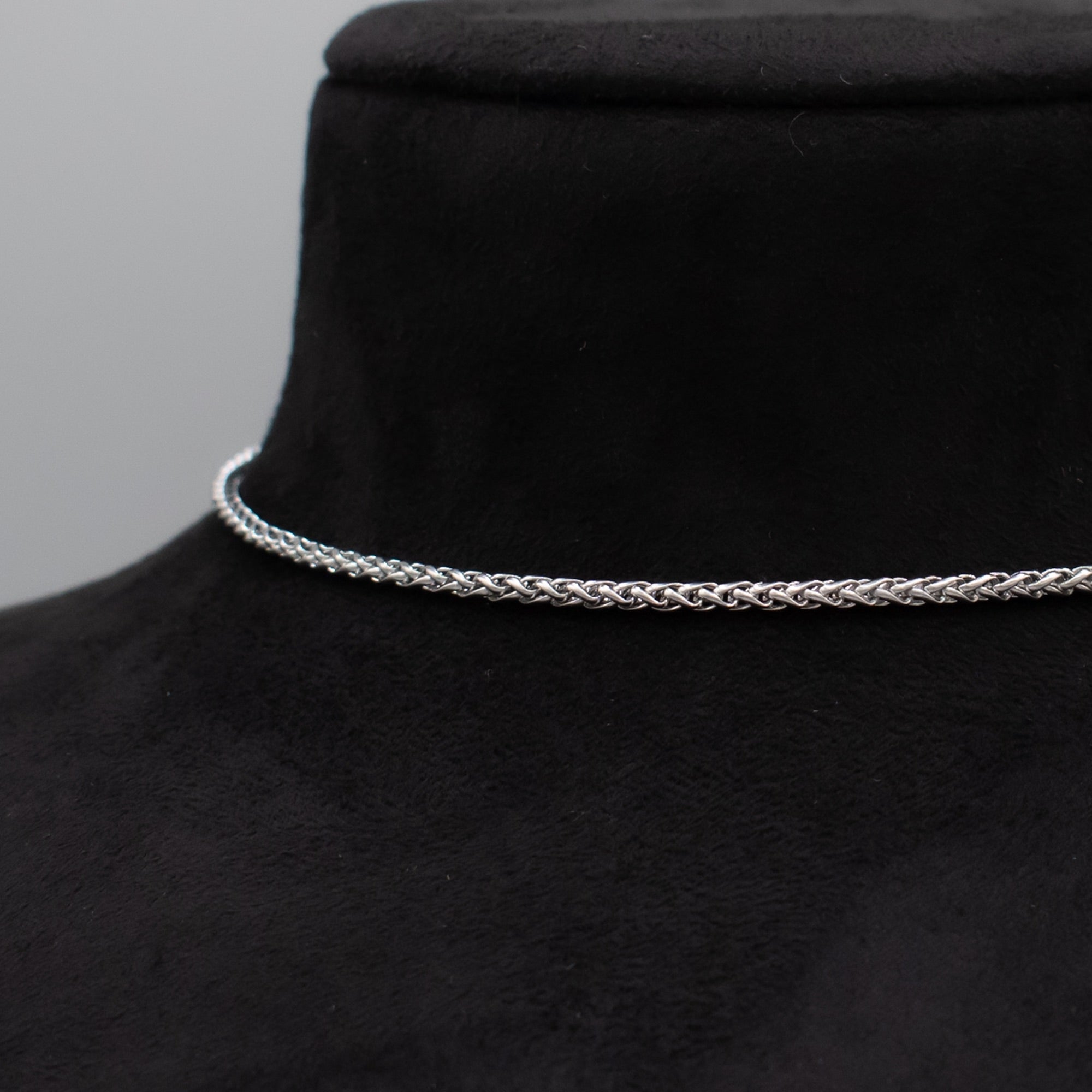 wheat chain choker necklace