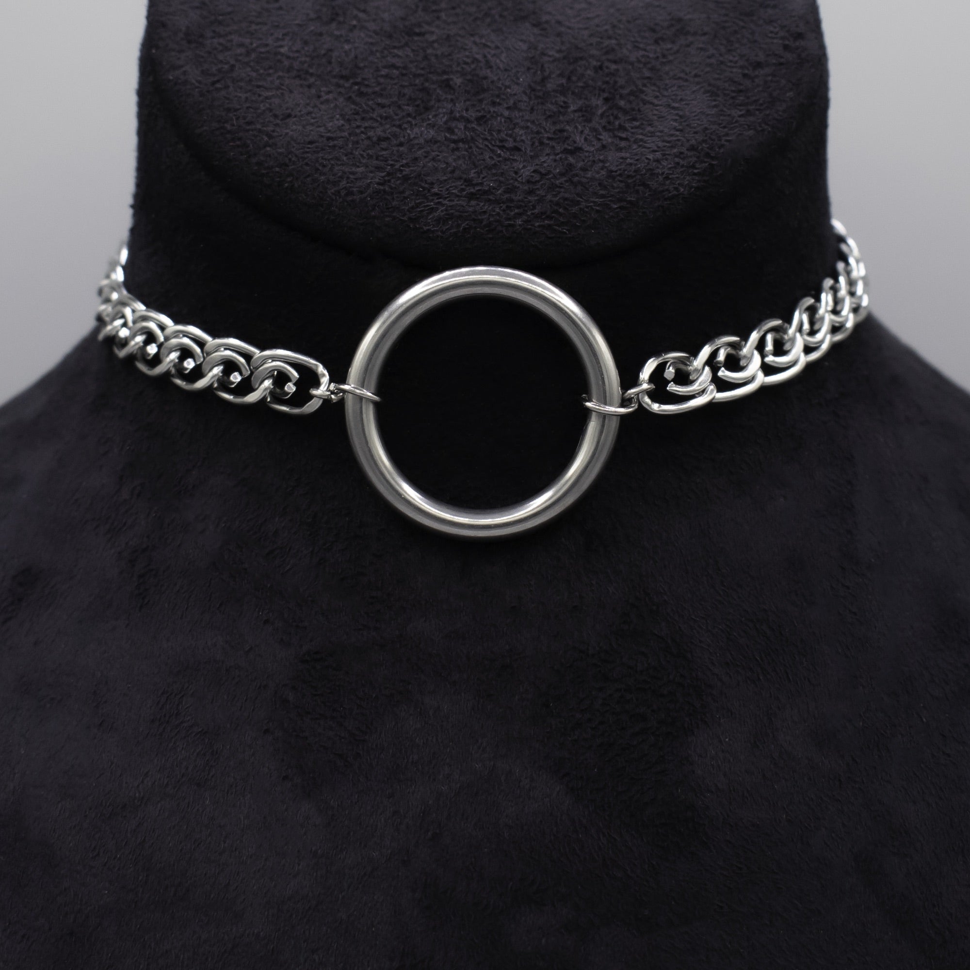 Lumachina O-Ring-Kettenhalsband (Silber)