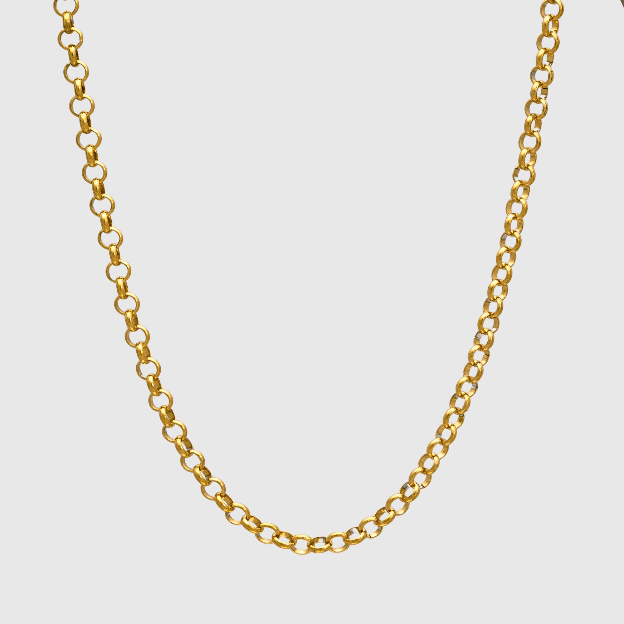 Belcher Chain Necklace - (Gold) 4mm
