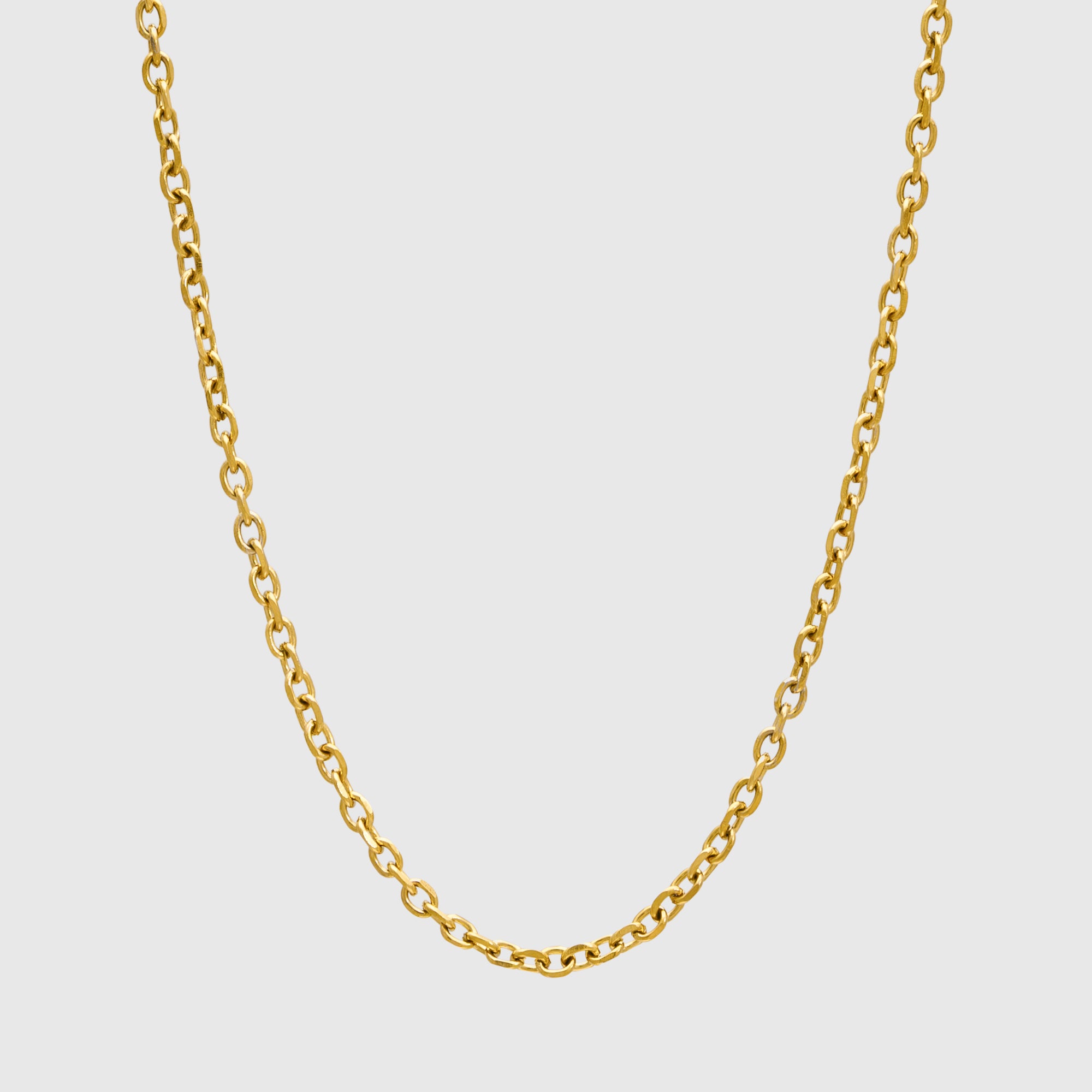 Collier chaîne en câble - (or) 4 mm