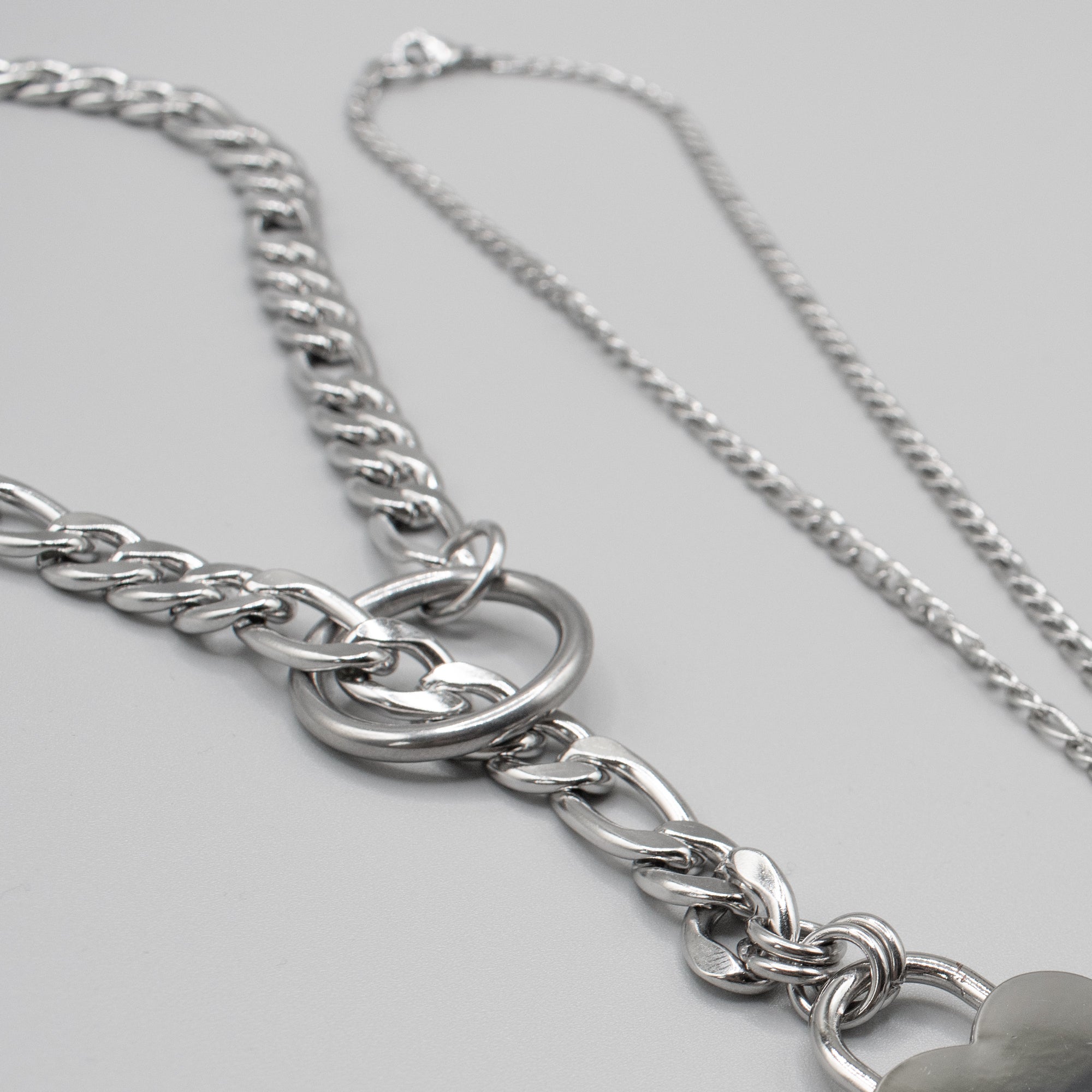 Figaro Chain O Ring Slip Choker - 12mm