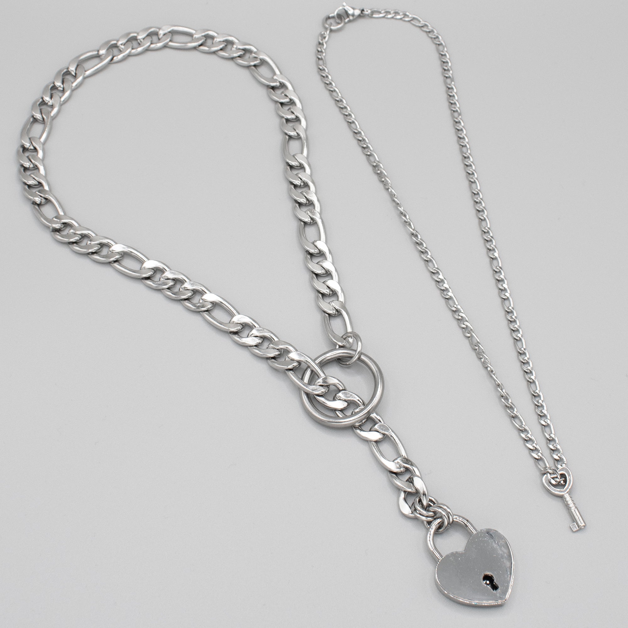 Figaro Chain O Ring Slip Choker - 12mm