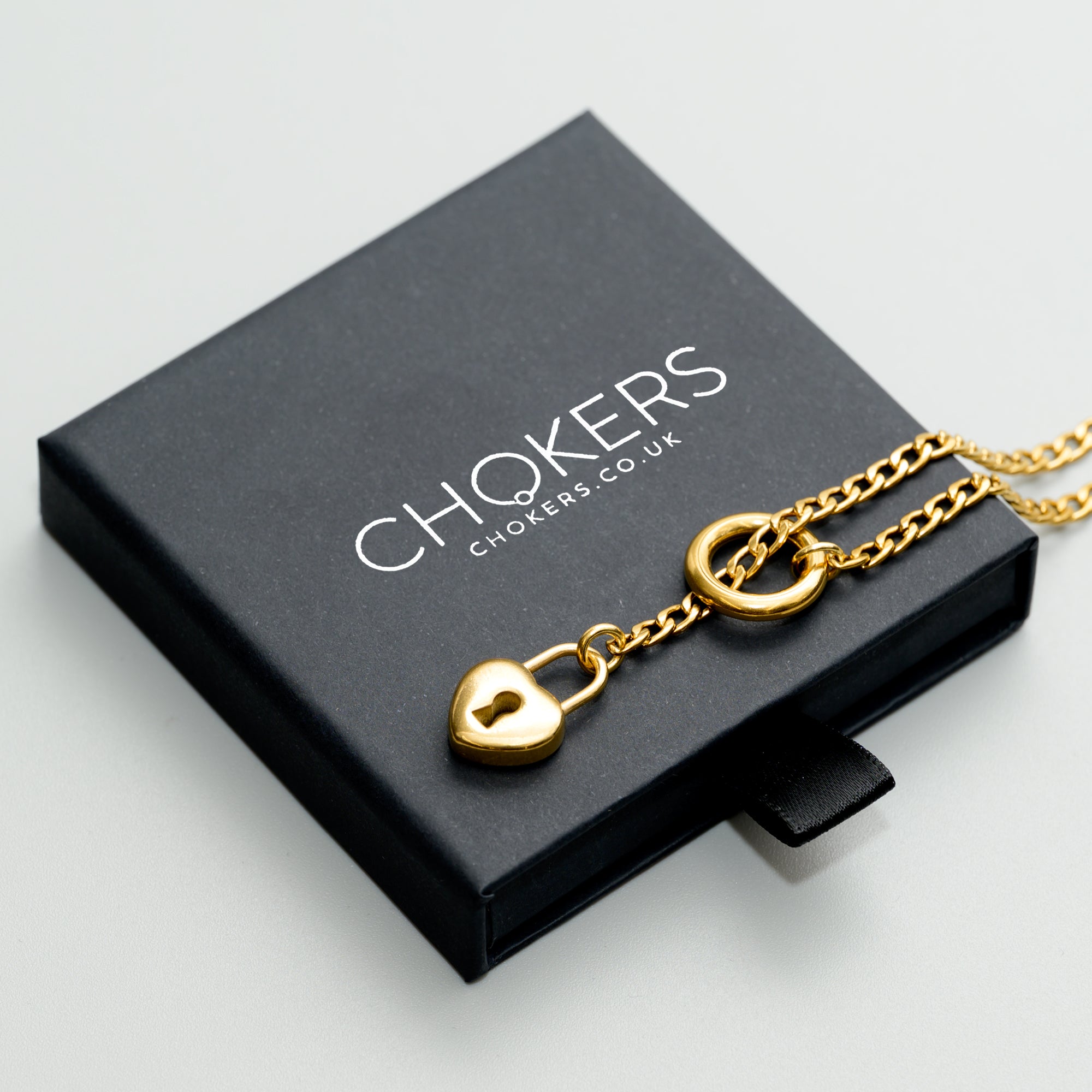 Gold cuban link baby slip chain in full 18k Gold plated stainless steel