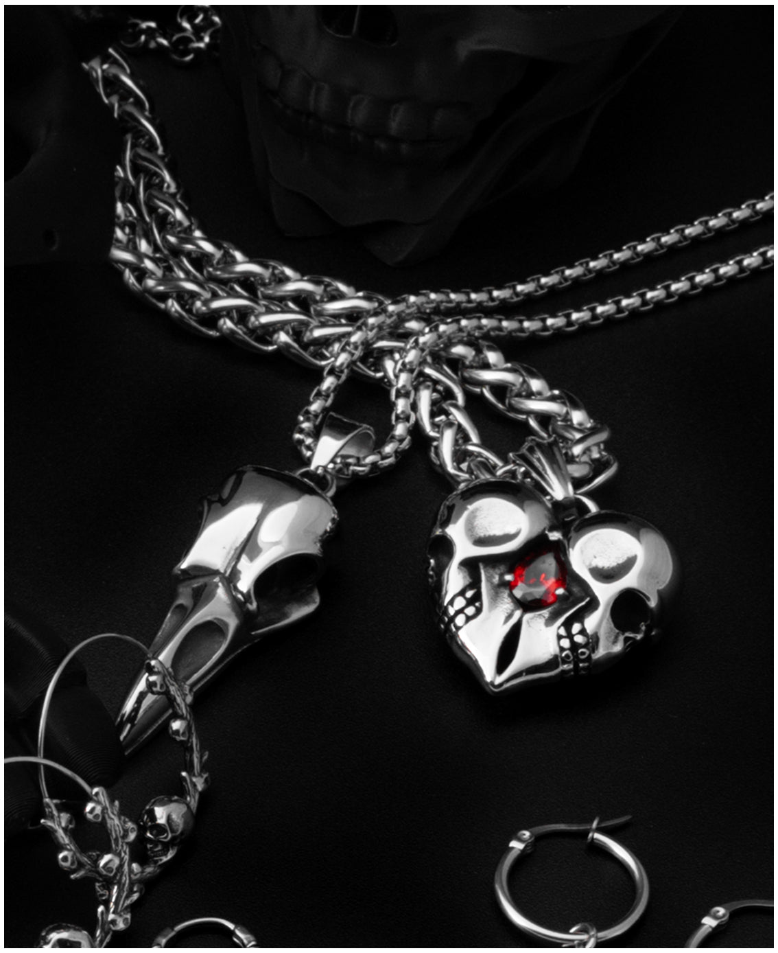 Gothic pendant necklaces