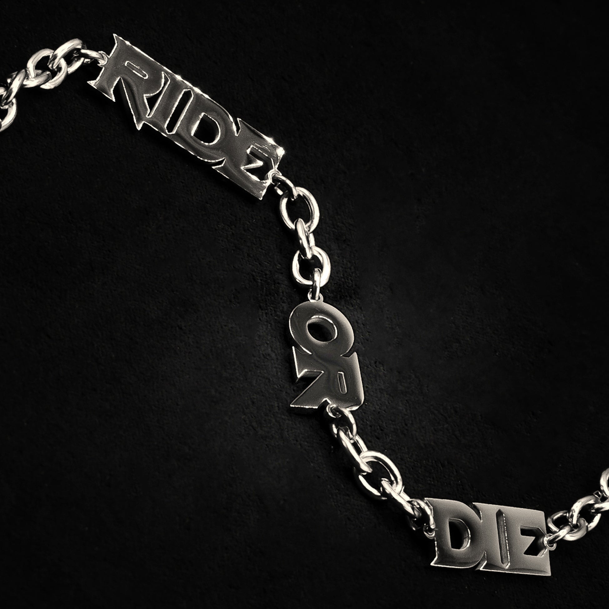 Ride Or Die Choker-Halskette (Silber)