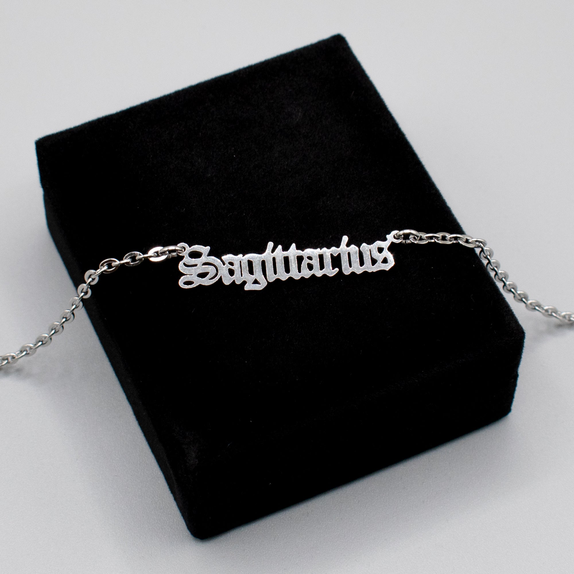 Chokerhalskette mit Sternzeichen Schütze (Silber)