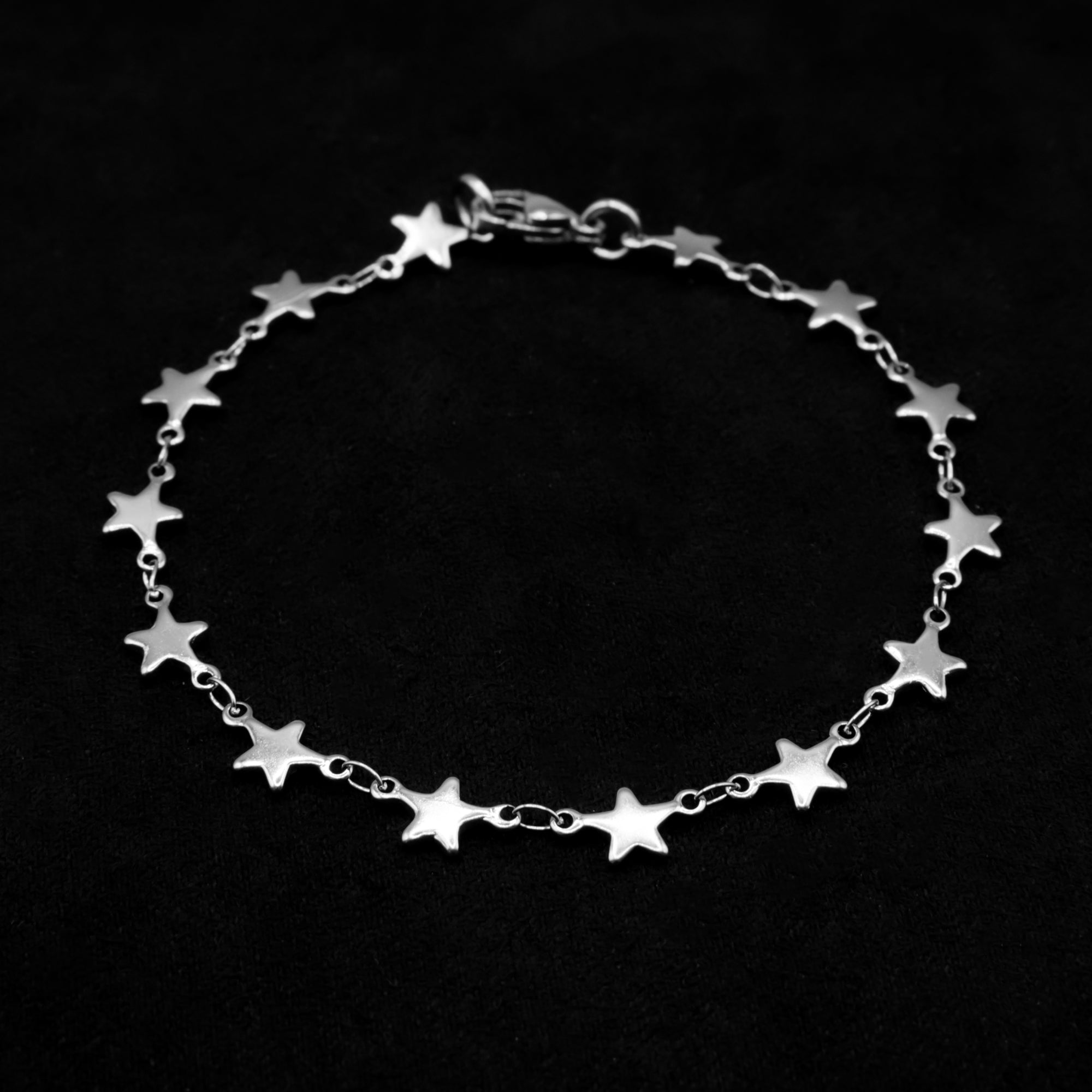 Star Link Bracelet - (Silver) 10mm