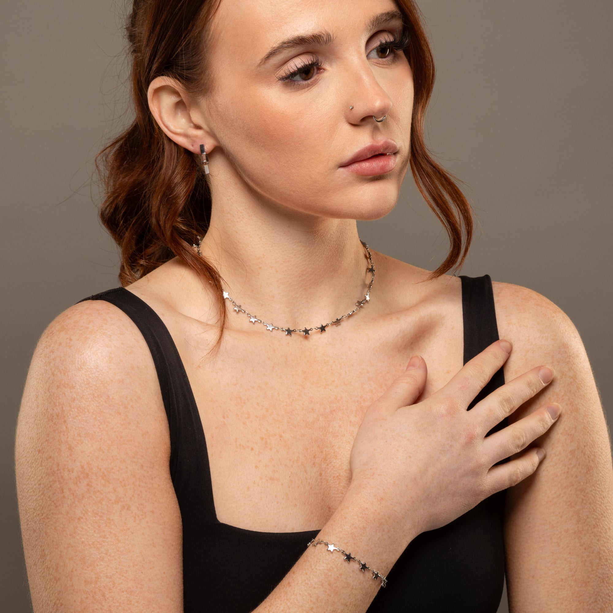 star link bracelet in silver
