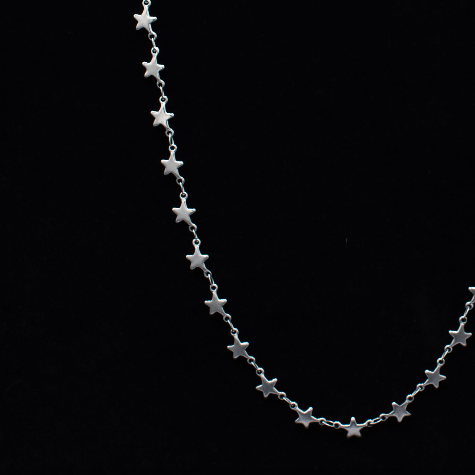 Star Link Necklace - (Silver) 10mm