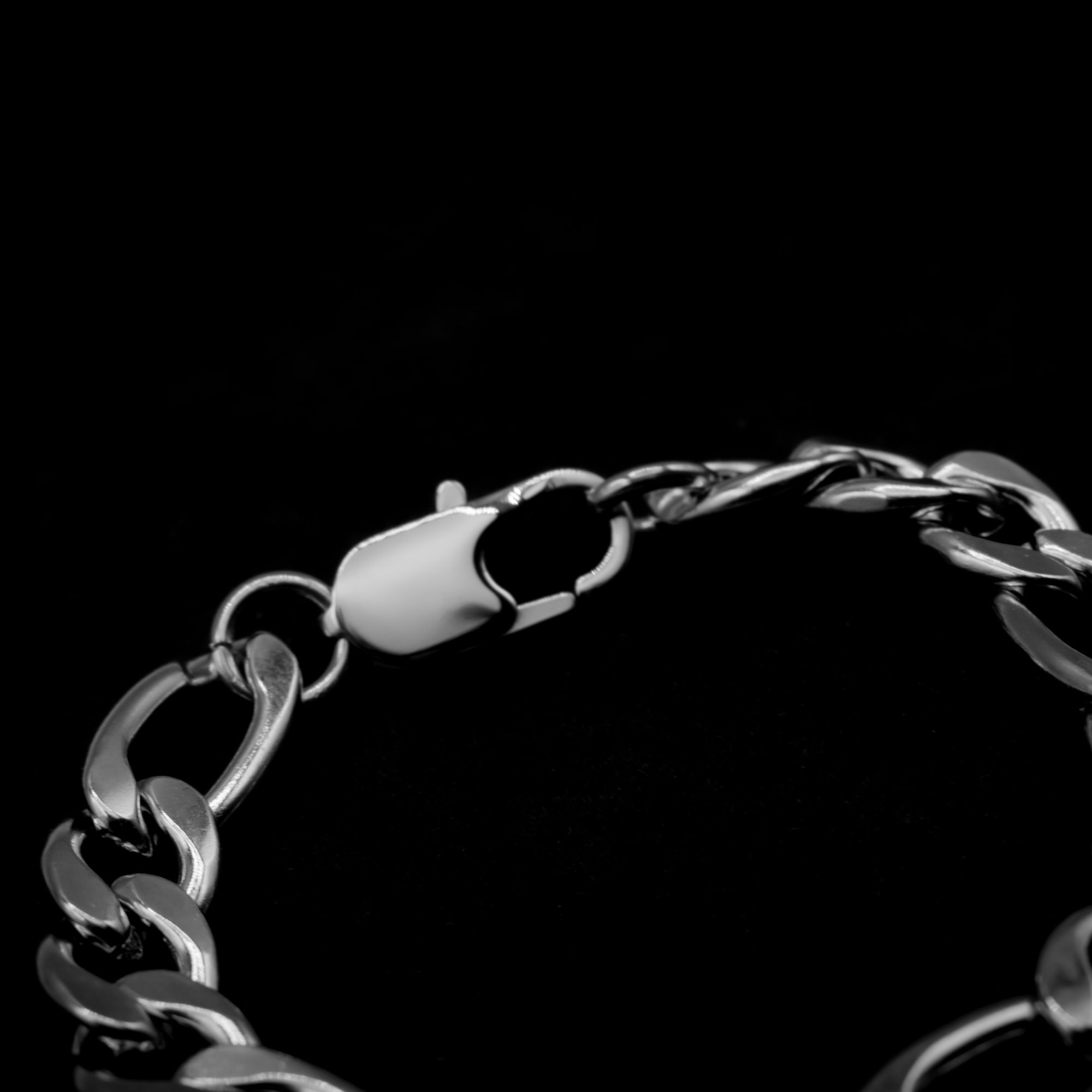 Figaro Bracelet - (Silver) 12mm
