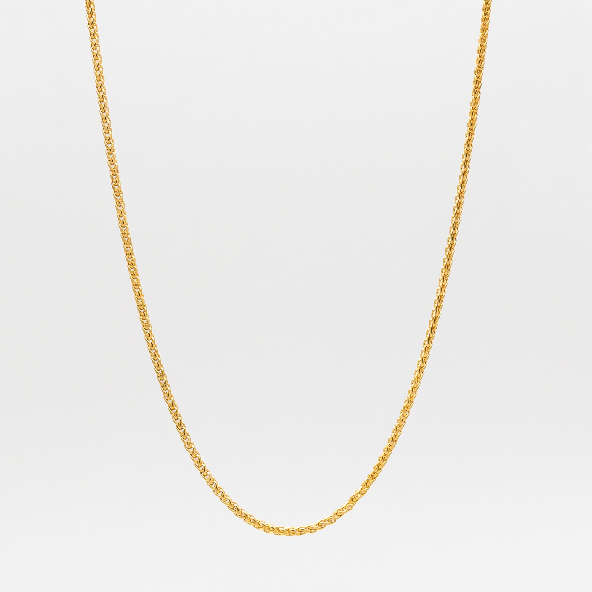 Foxtail Necklace - (Gold) 2mm