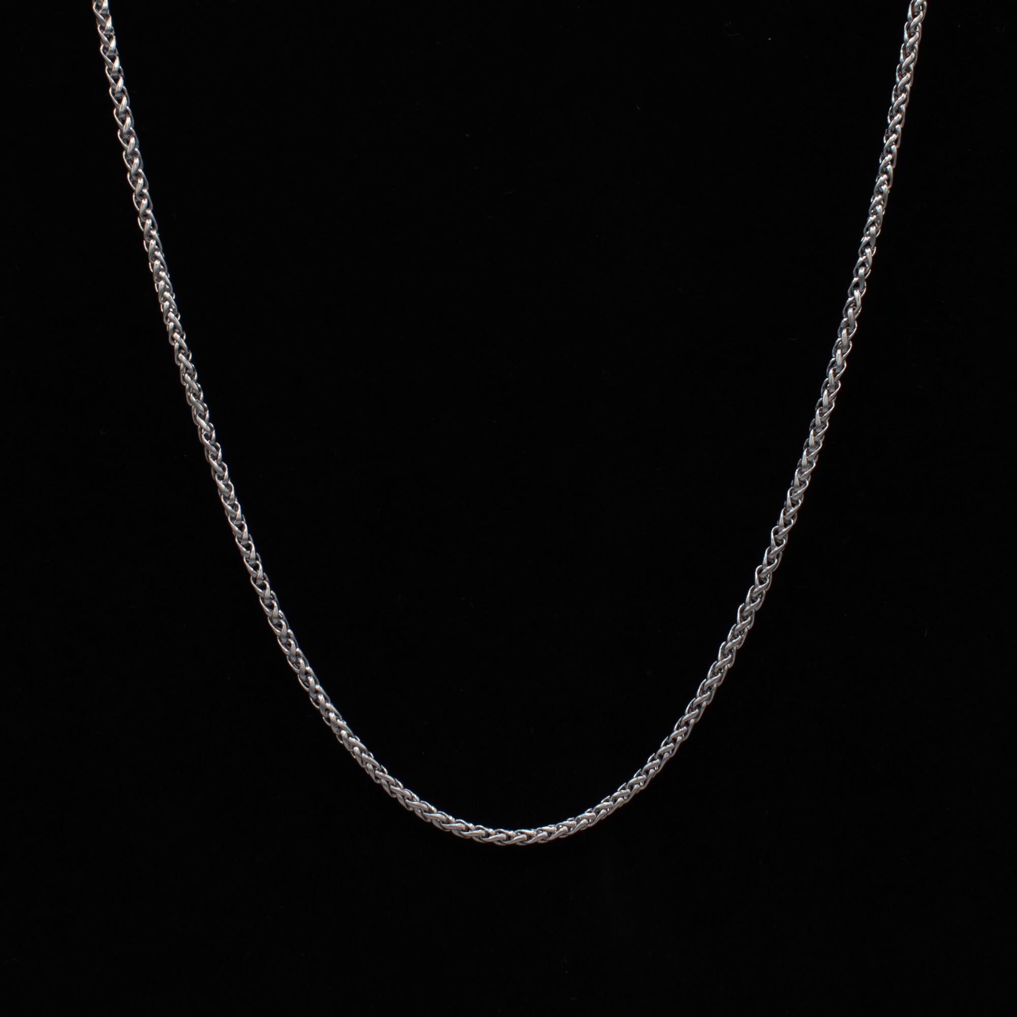 Foxtail Necklace - (Silver) 2mm