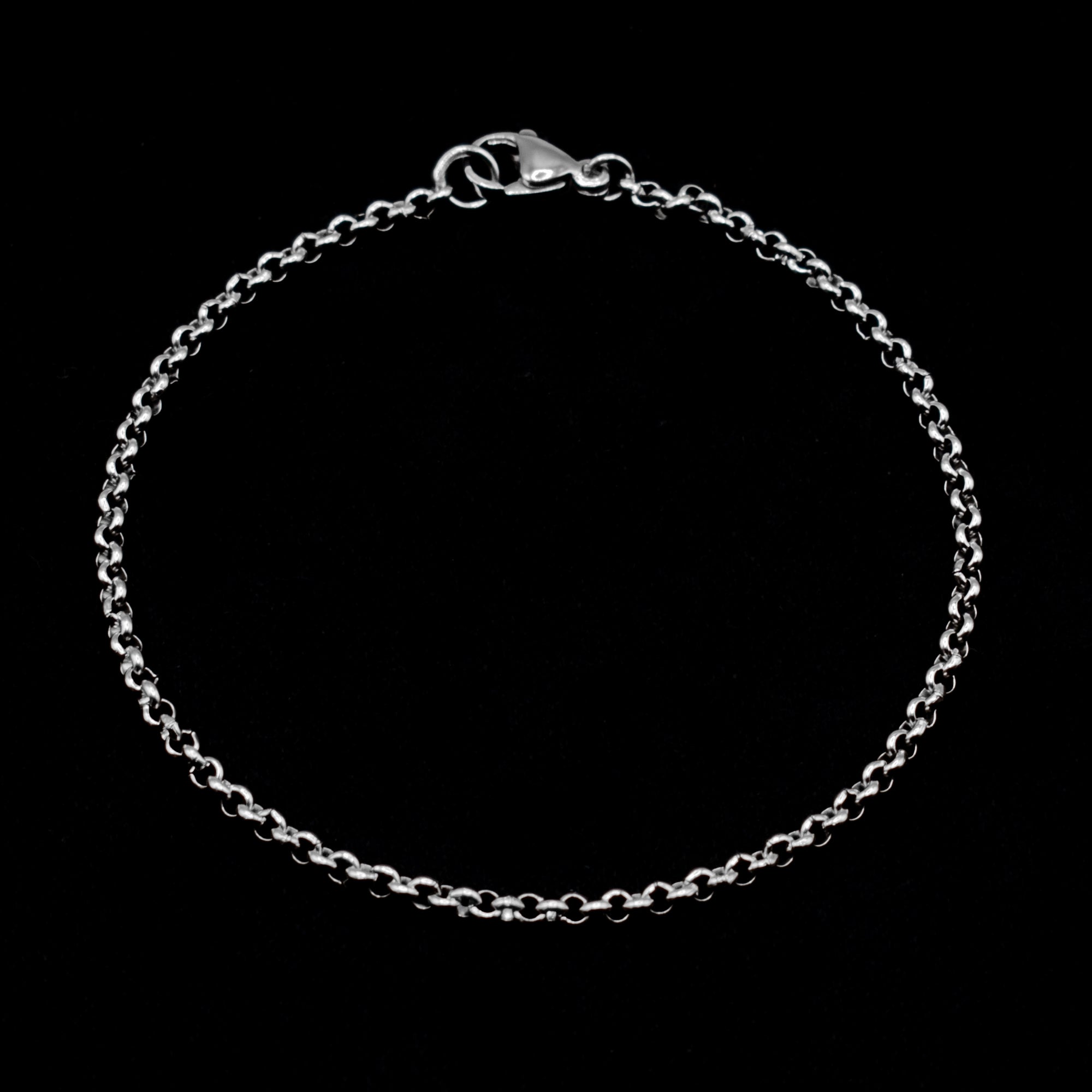 Bracelet chaîne Belcher - (argent) 2 mm