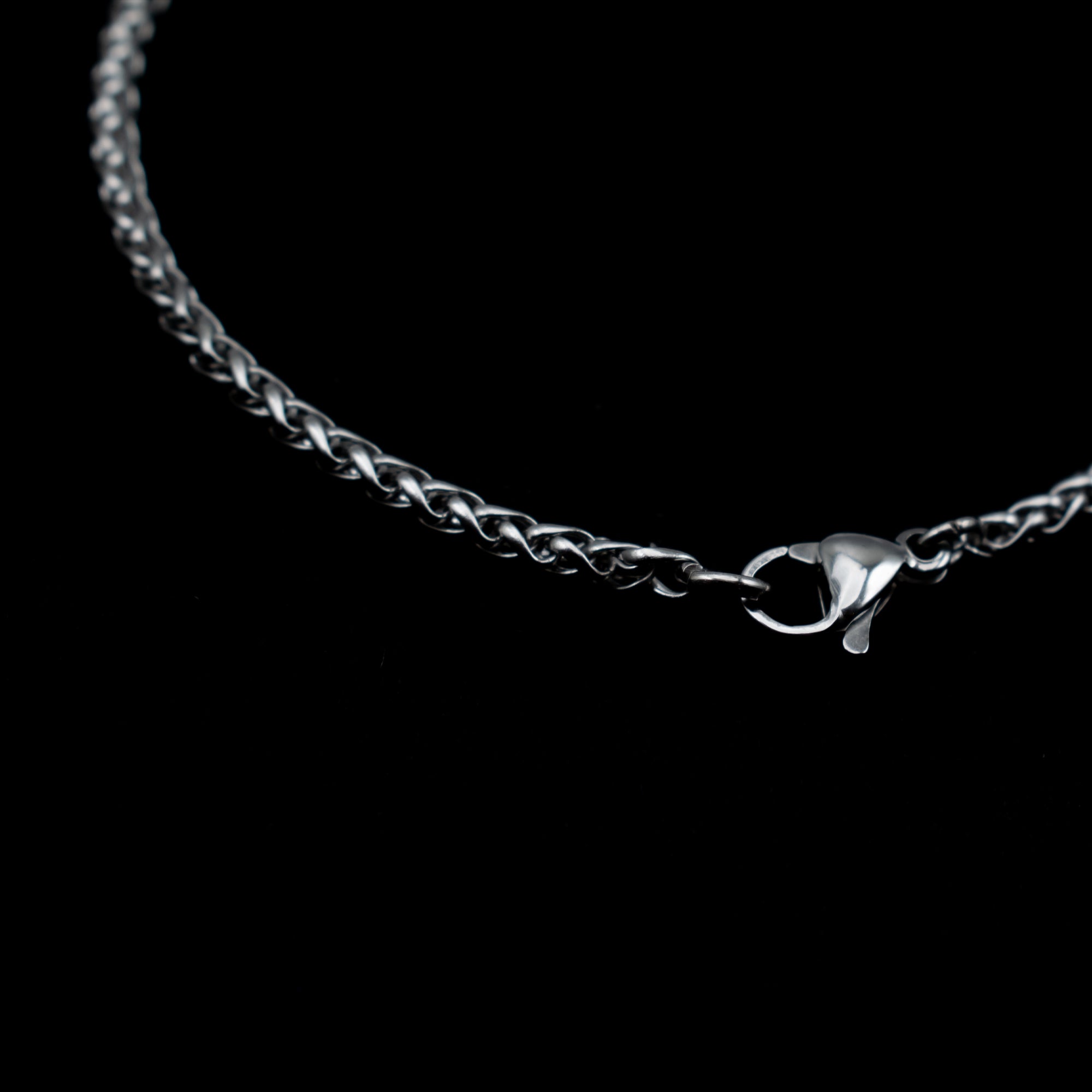 Foxtail Bracelet - (Silver) 2mm