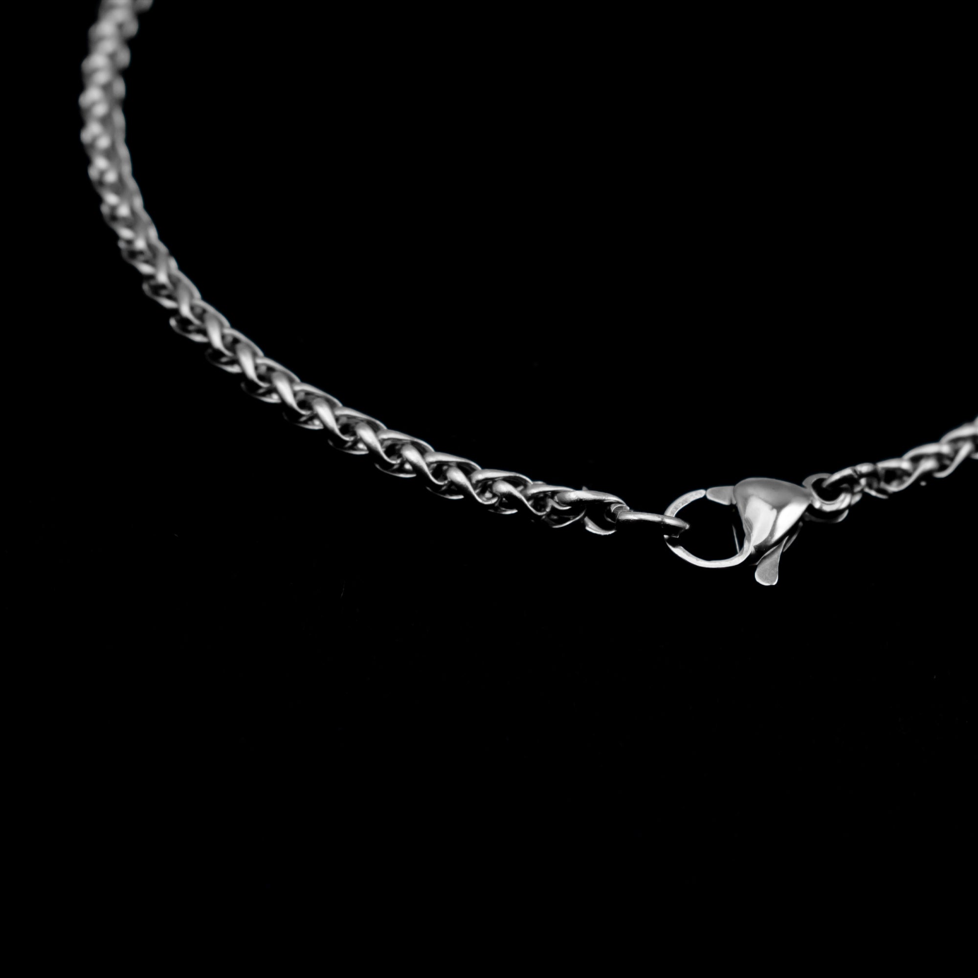 Fuchsschwanz-Armband – (Silber) 2 mm