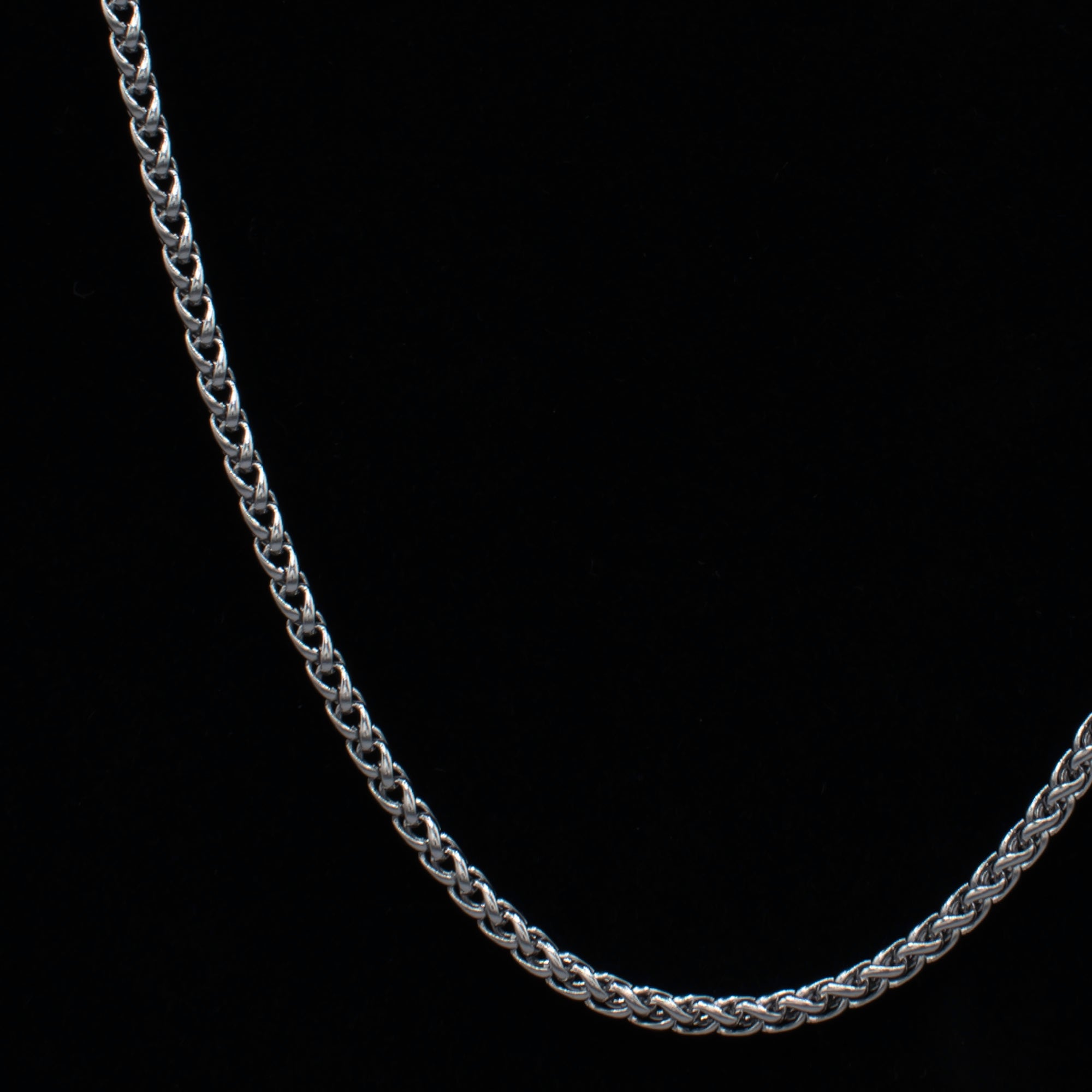 Silver Foxtail Necklace - 3mm