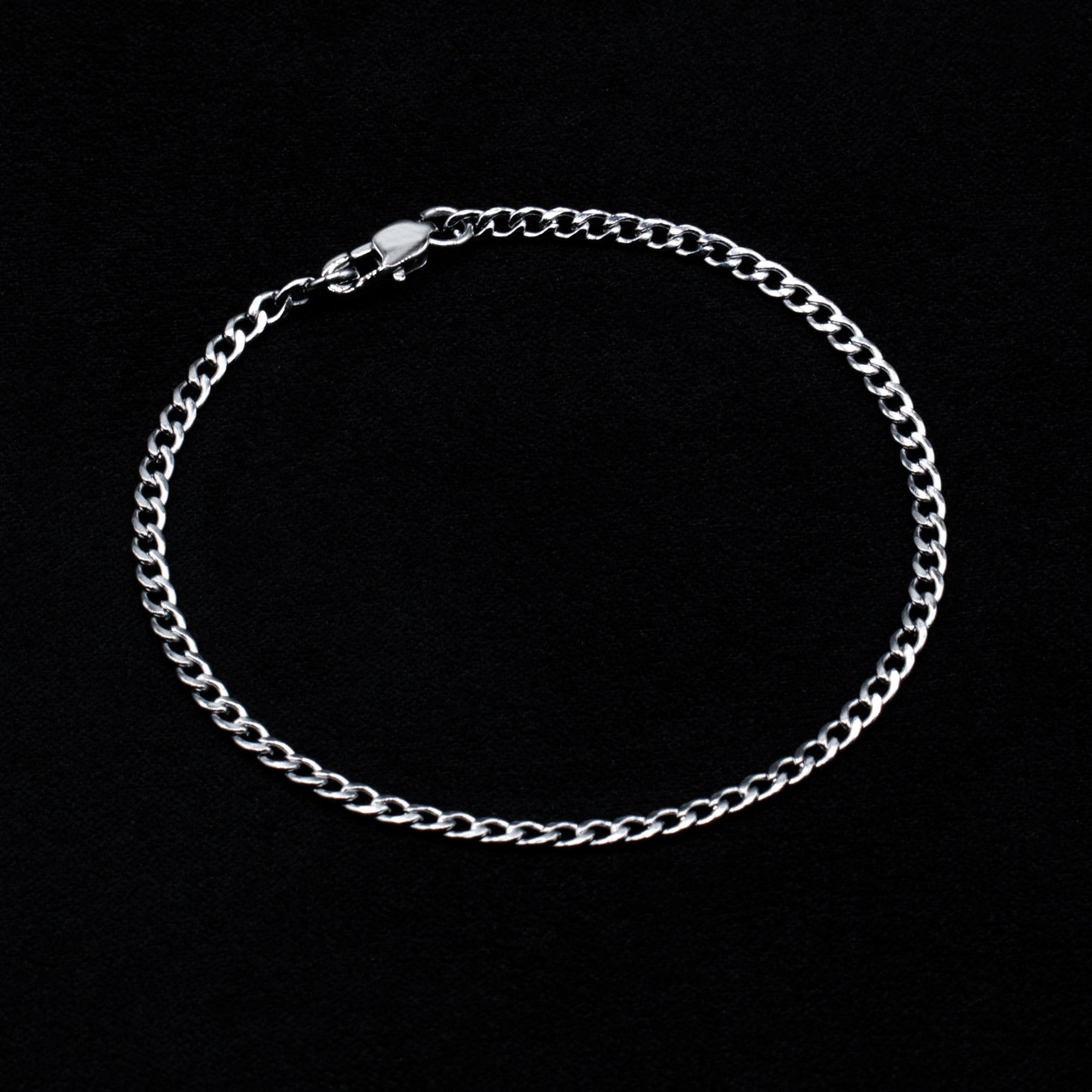 Cuban Link Bracelet - (Silver) 3mm