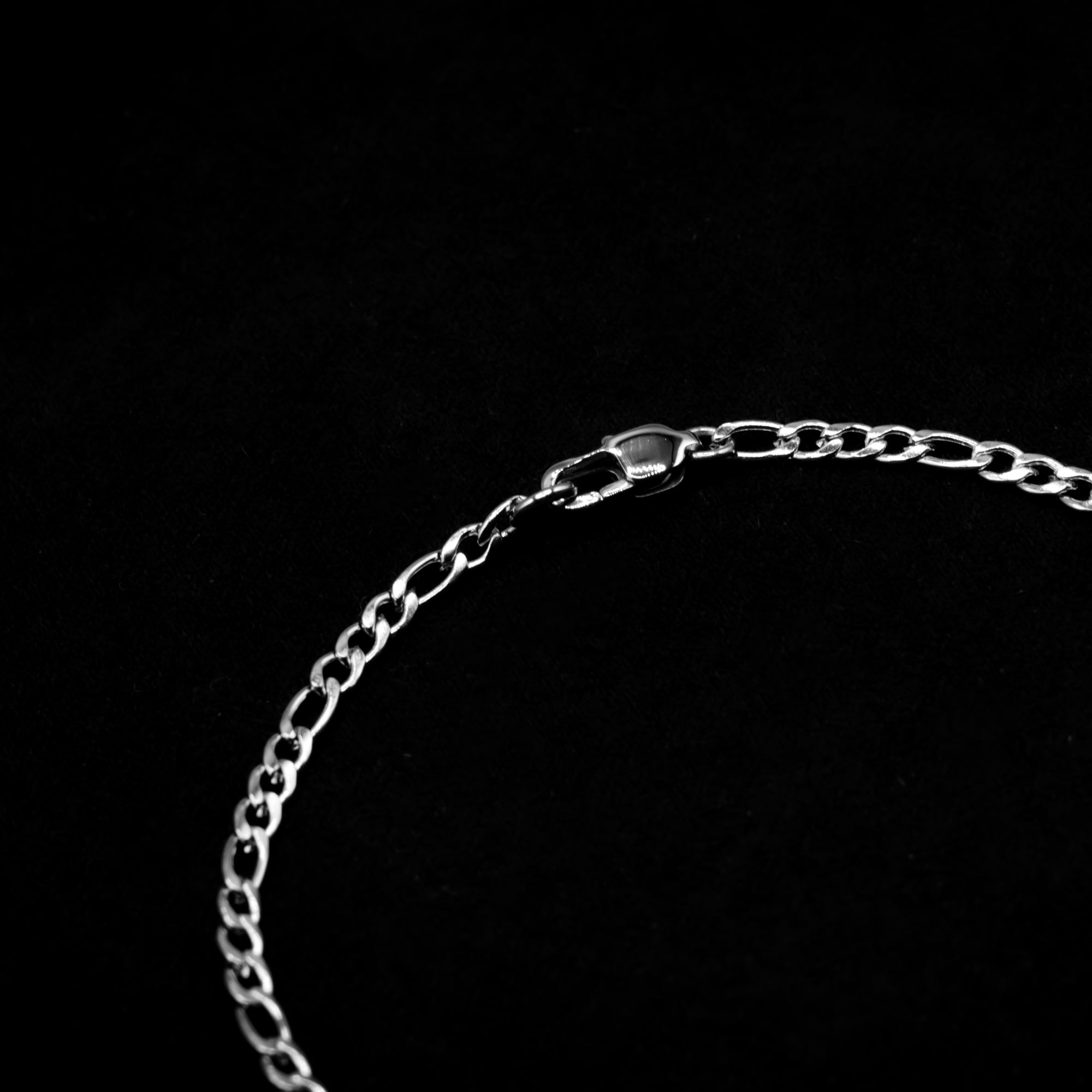 Figaro Bracelet - (Silver) 3mm