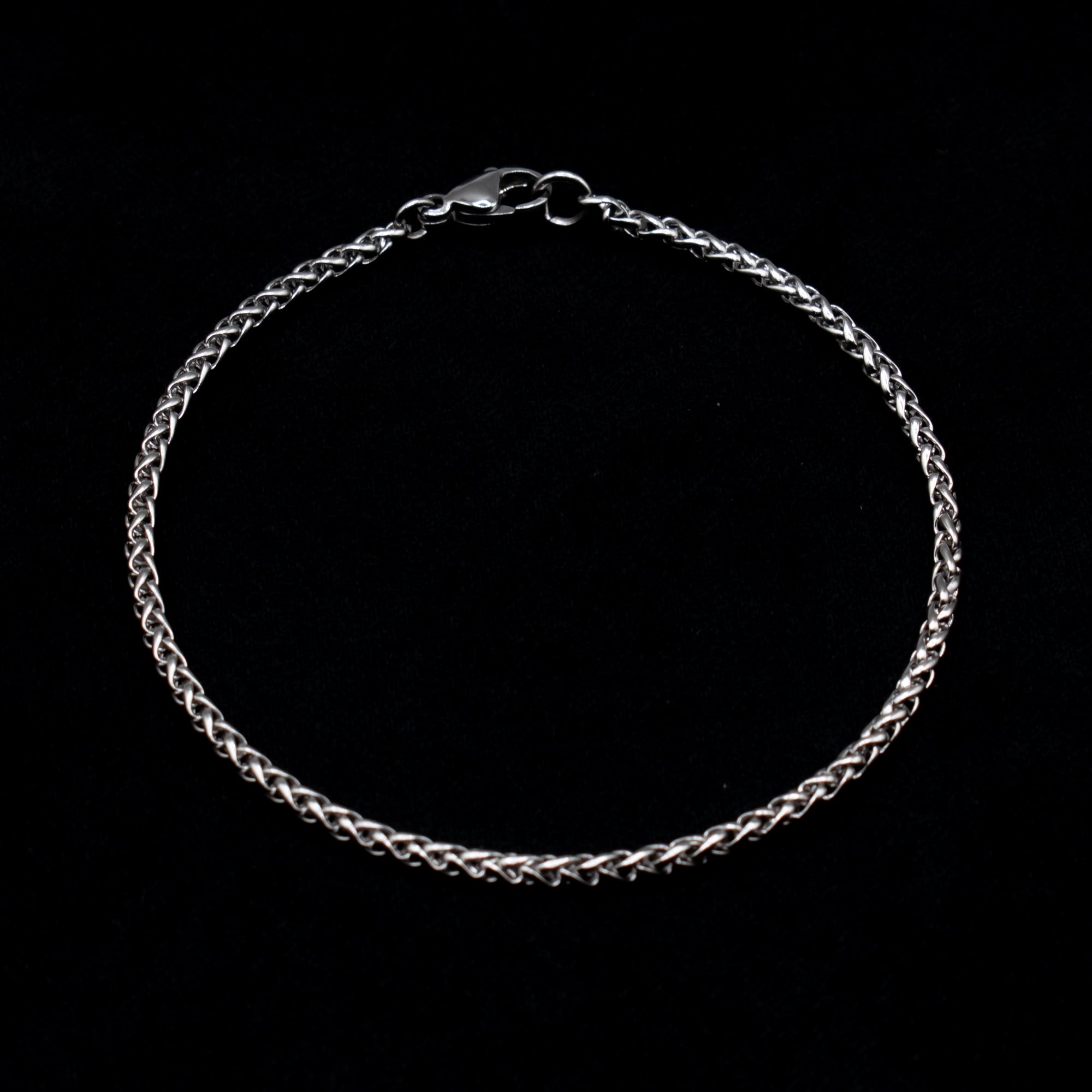 Foxtail Bracelet - (Silver) 3mm