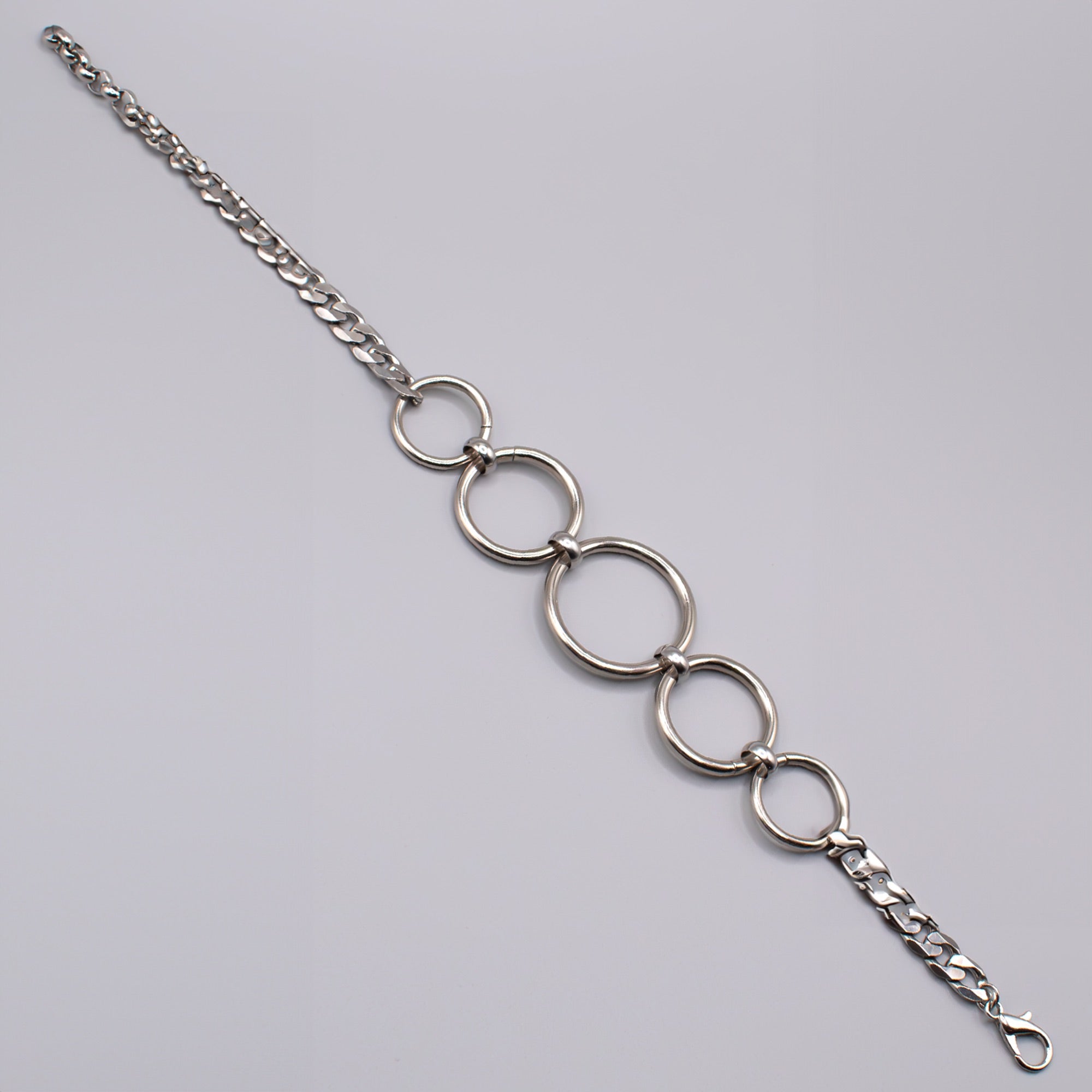 The Rings Choker Necklace (Silver)