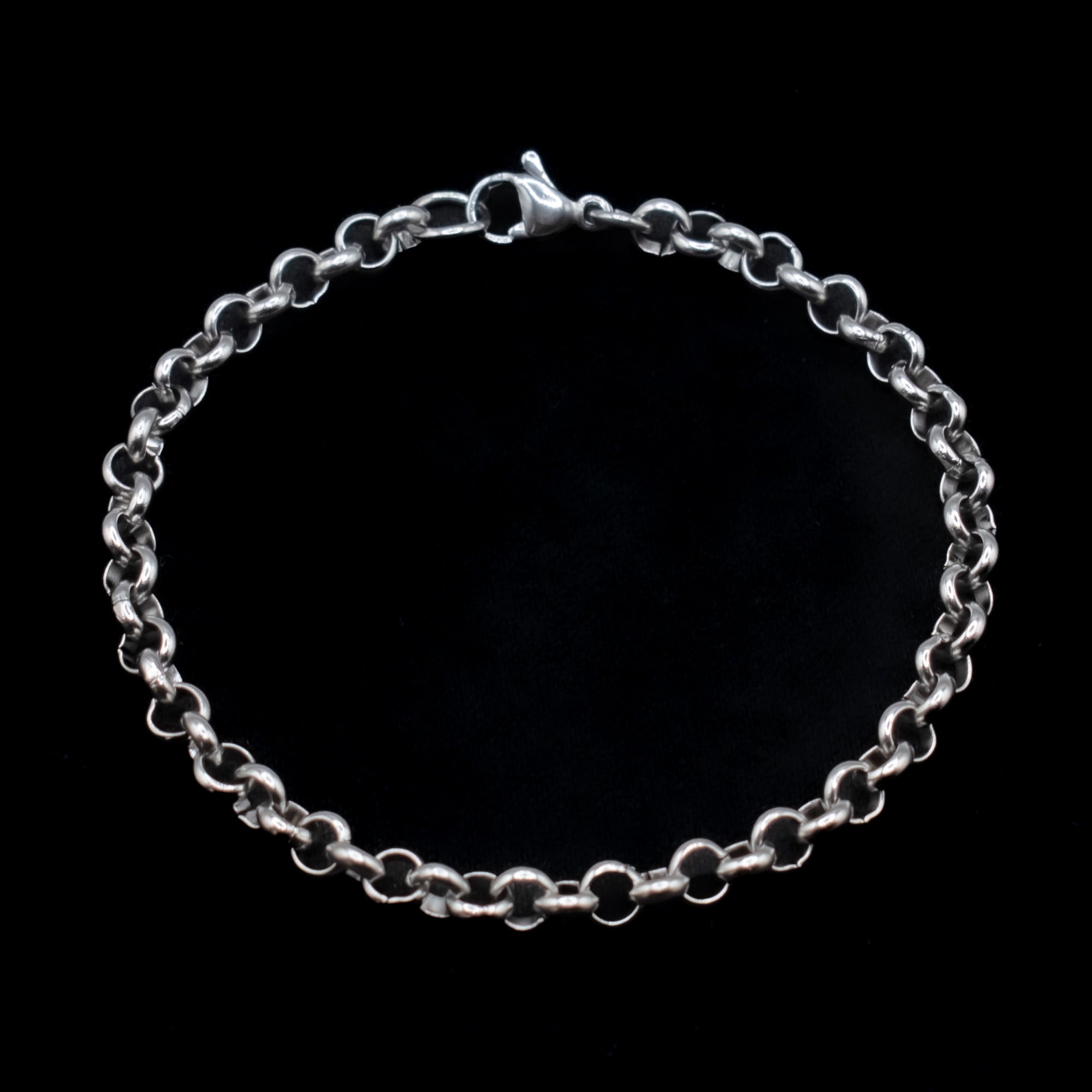 Bracelet chaîne Belcher - (argent) 6 mm