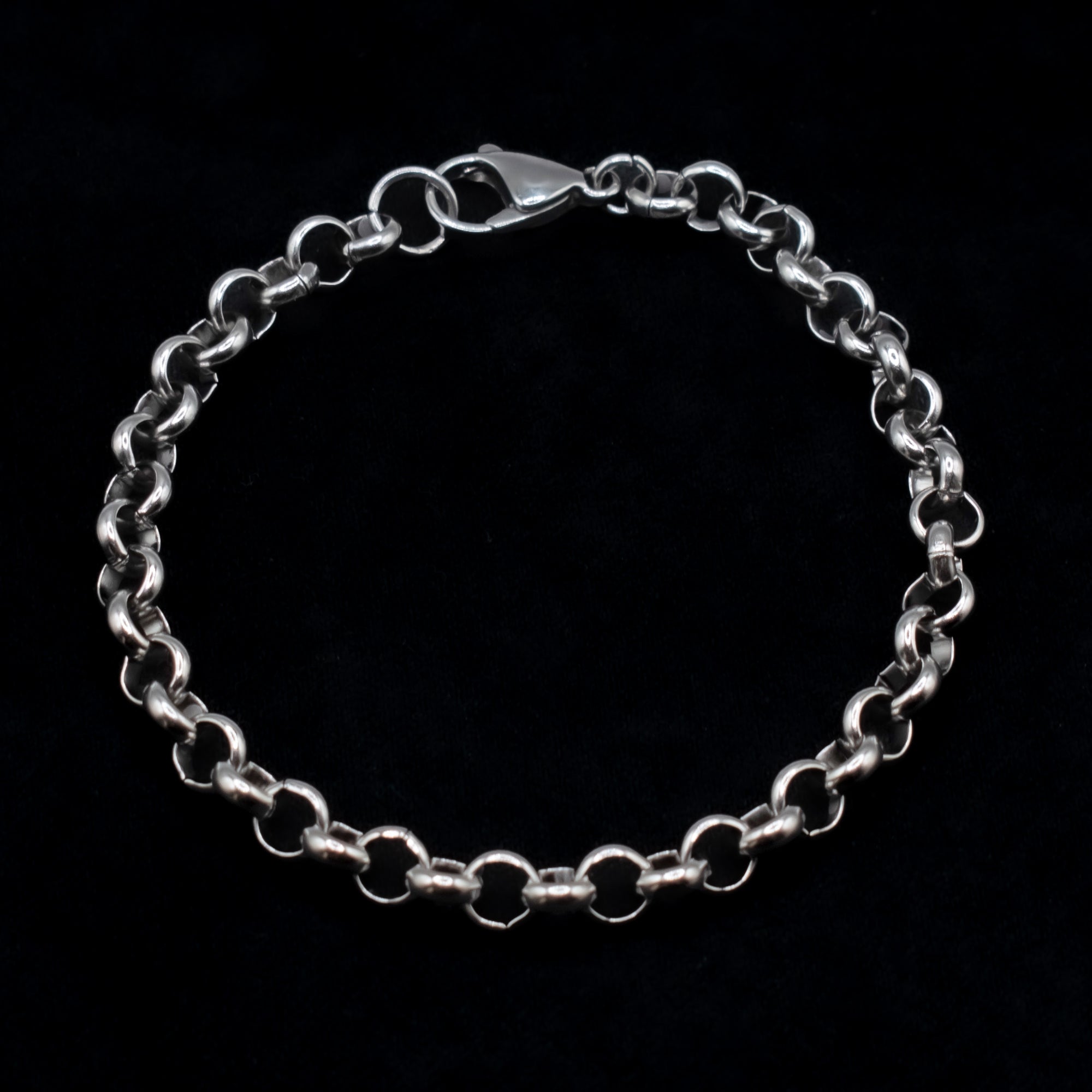 Bracelet chaîne Belcher - (argent) 7 mm