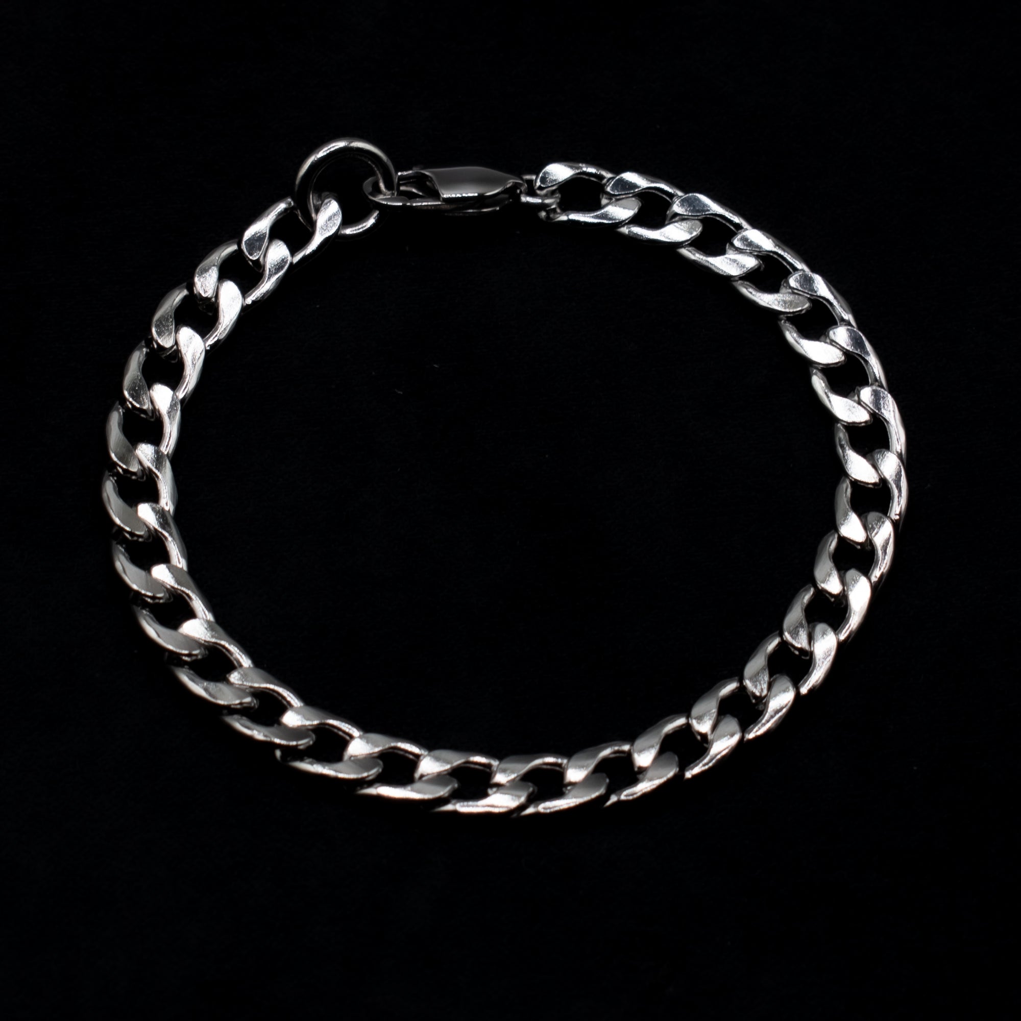 Cuban Link Bracelet - (Silver) 7mm