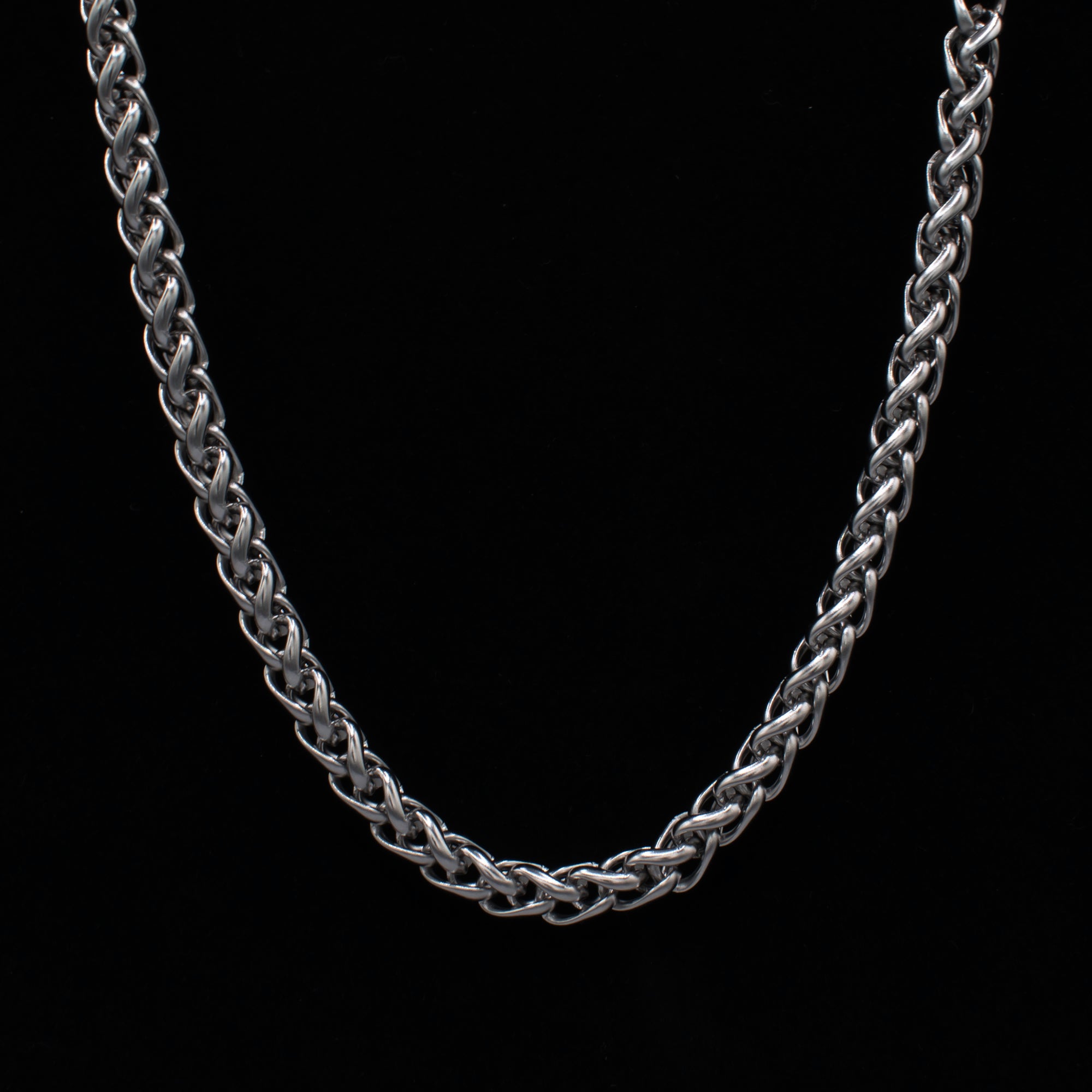 Silver Foxtail Necklace - 8mm