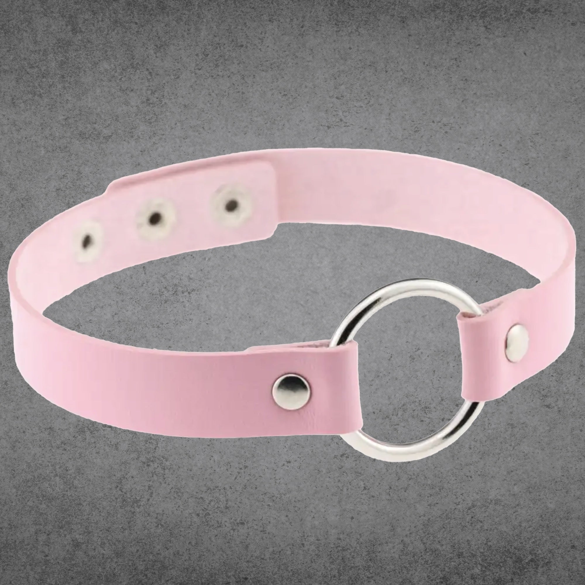 Classic O Ring Collar - Baby Pink