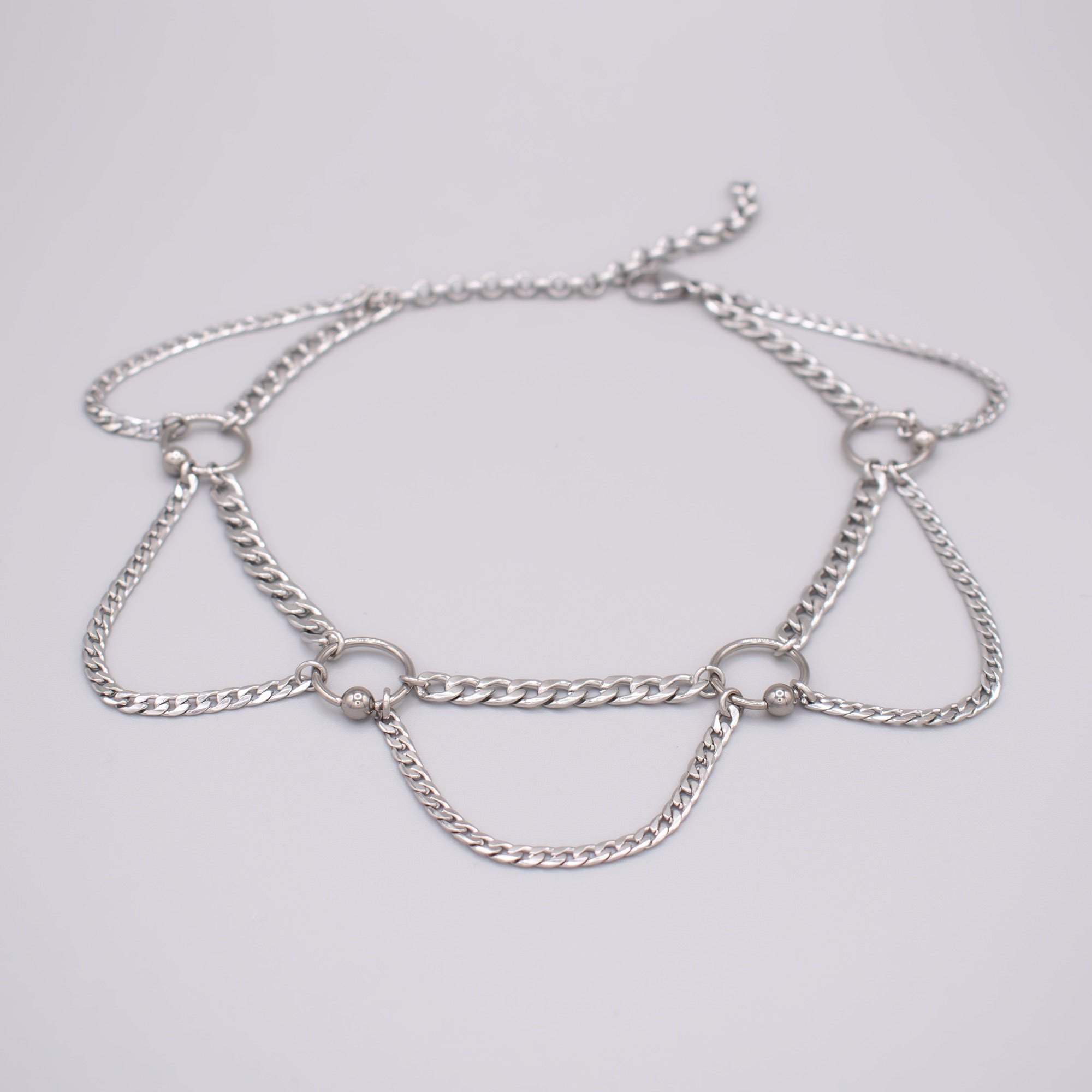 Gotica Choker Necklace (Silver)