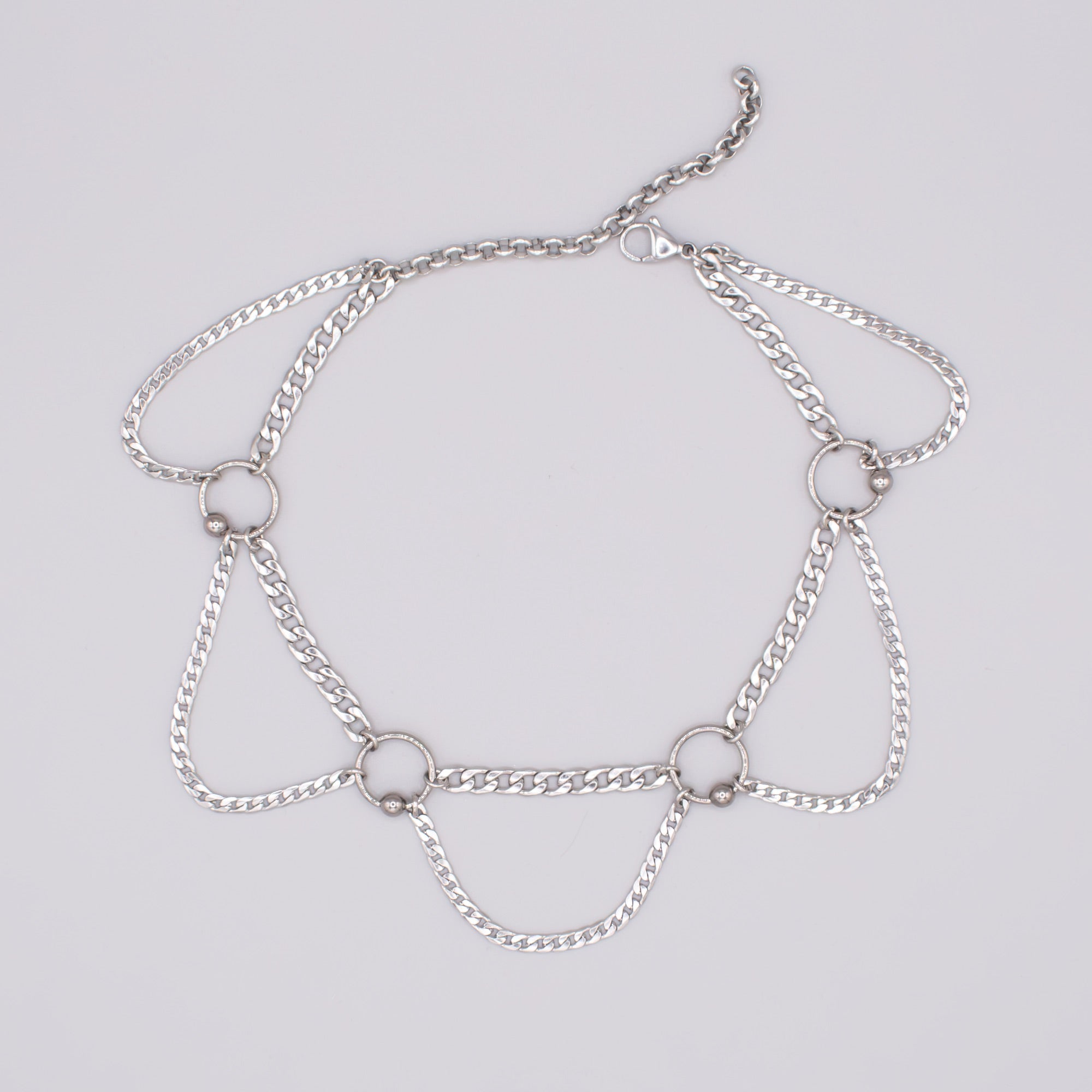 Gotica Choker Necklace (Silver)