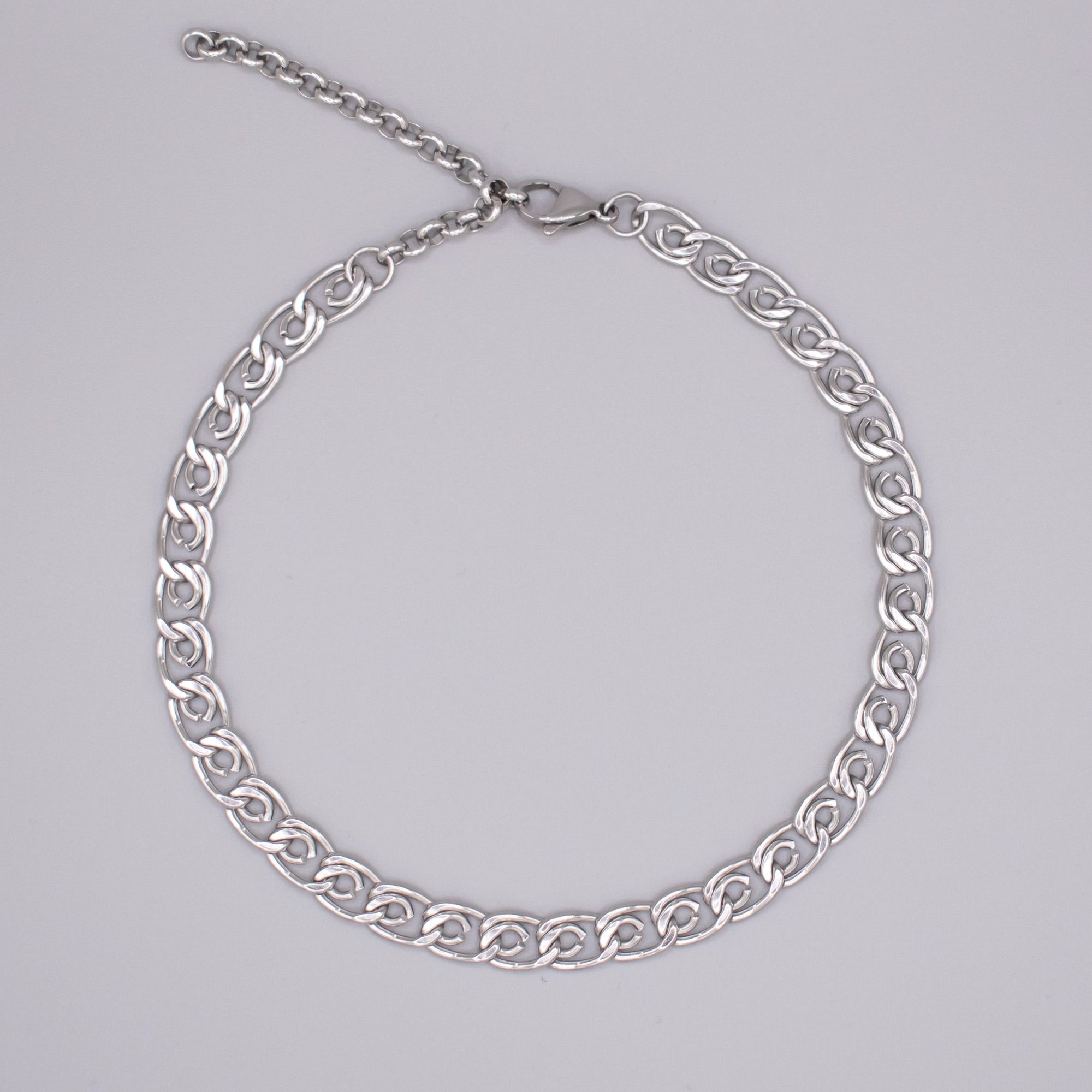 Lumachina Choker Necklace - (Silver) 8mm