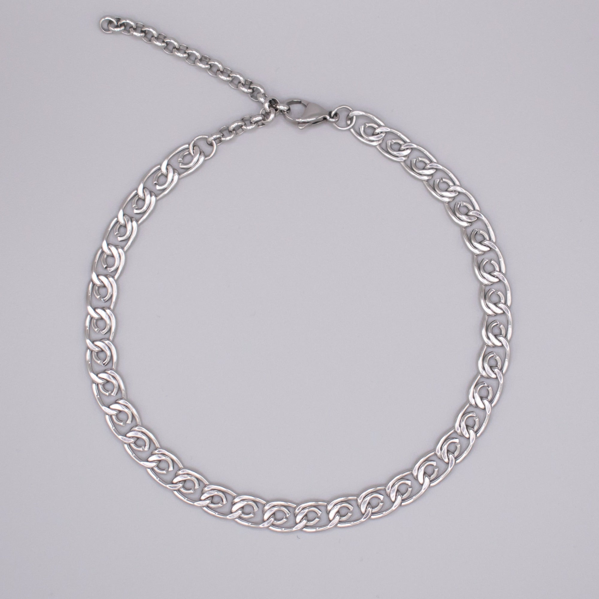 Collier ras du cou Lumachina - (Argent) 8 mm