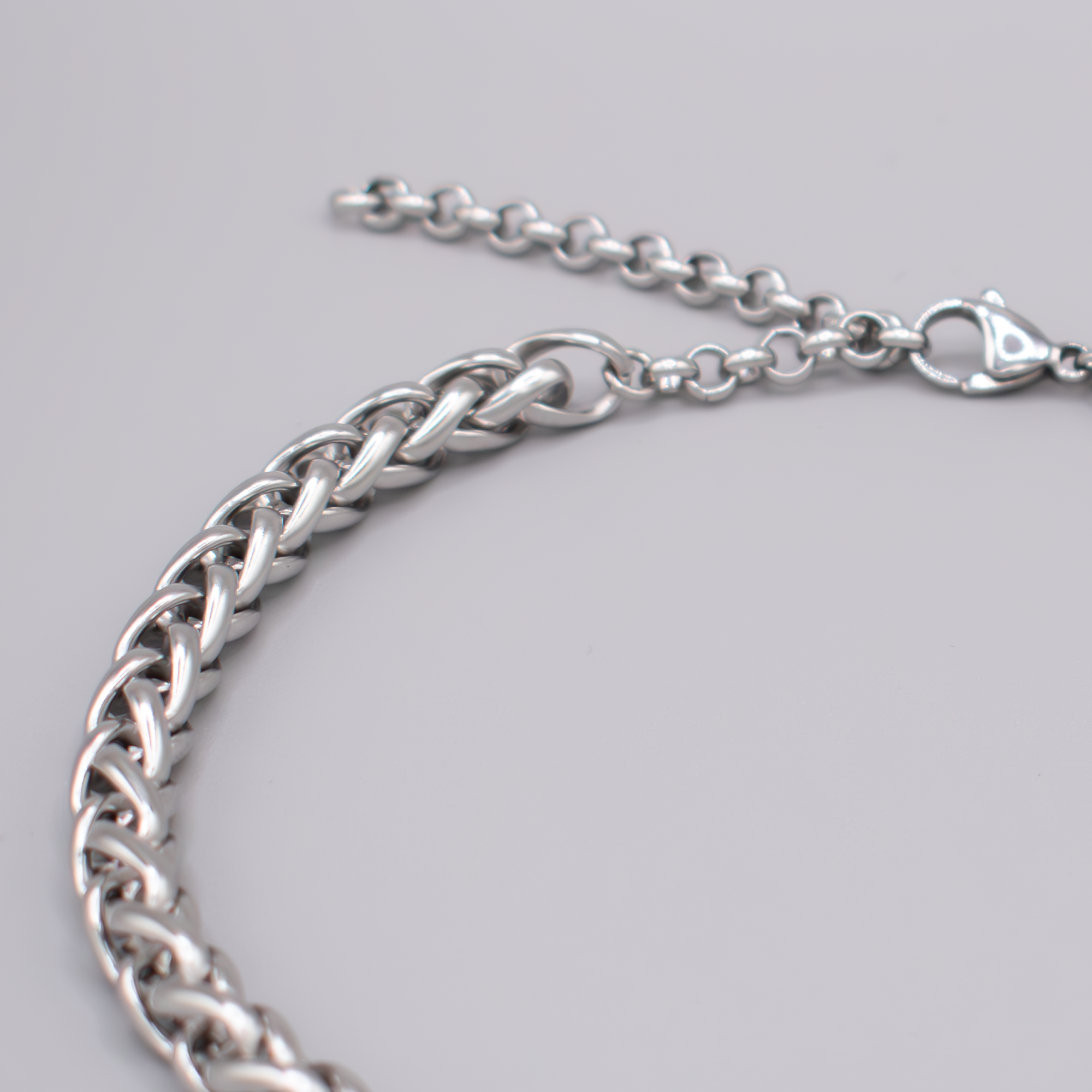Eternal Love Foxtail Choker Necklace (Silver)