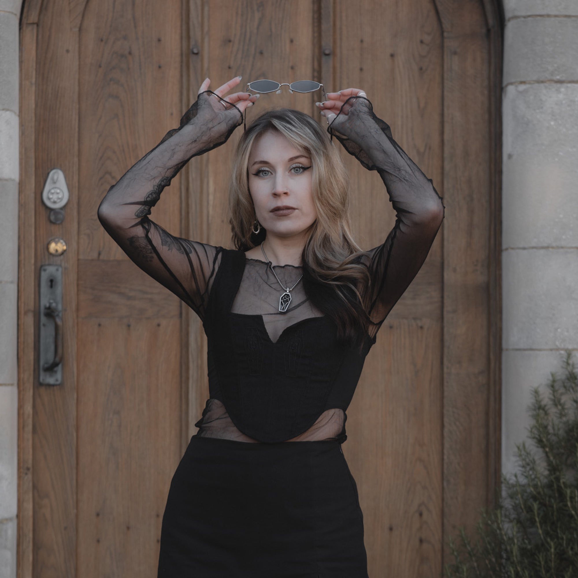 Coffin pendant model shot 1