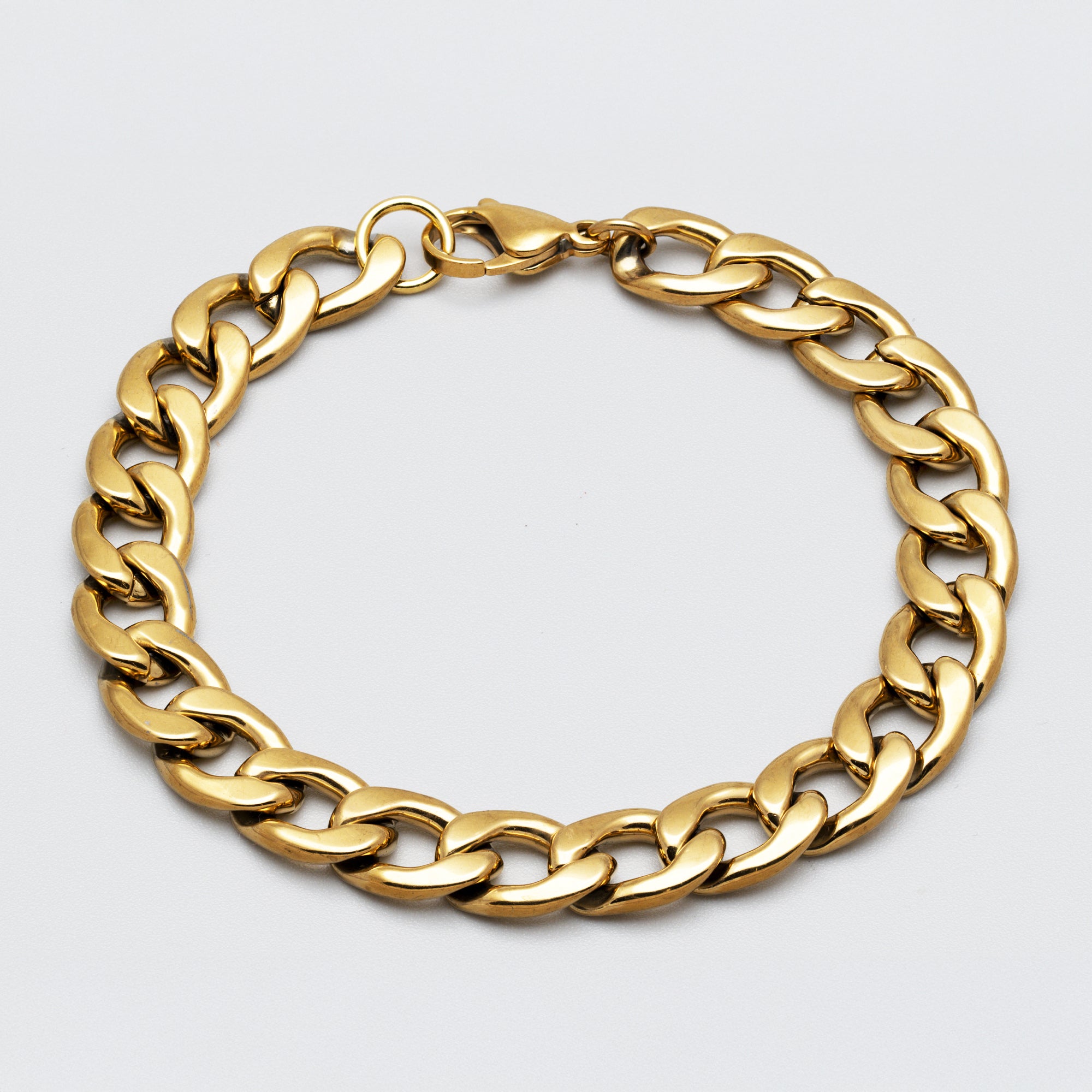 Chunky heavy weight Gold cuban link chain bracelet